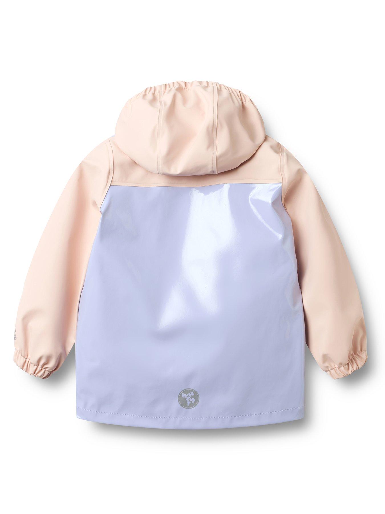 Image 3 of 6 of Wheat Girls Colourblock Rain Jacket - Multi