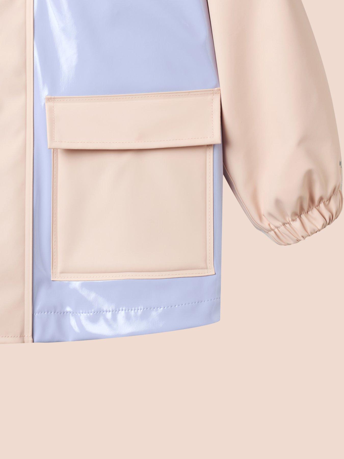Image 5 of 6 of Wheat Girls Colourblock Rain Jacket - Multi