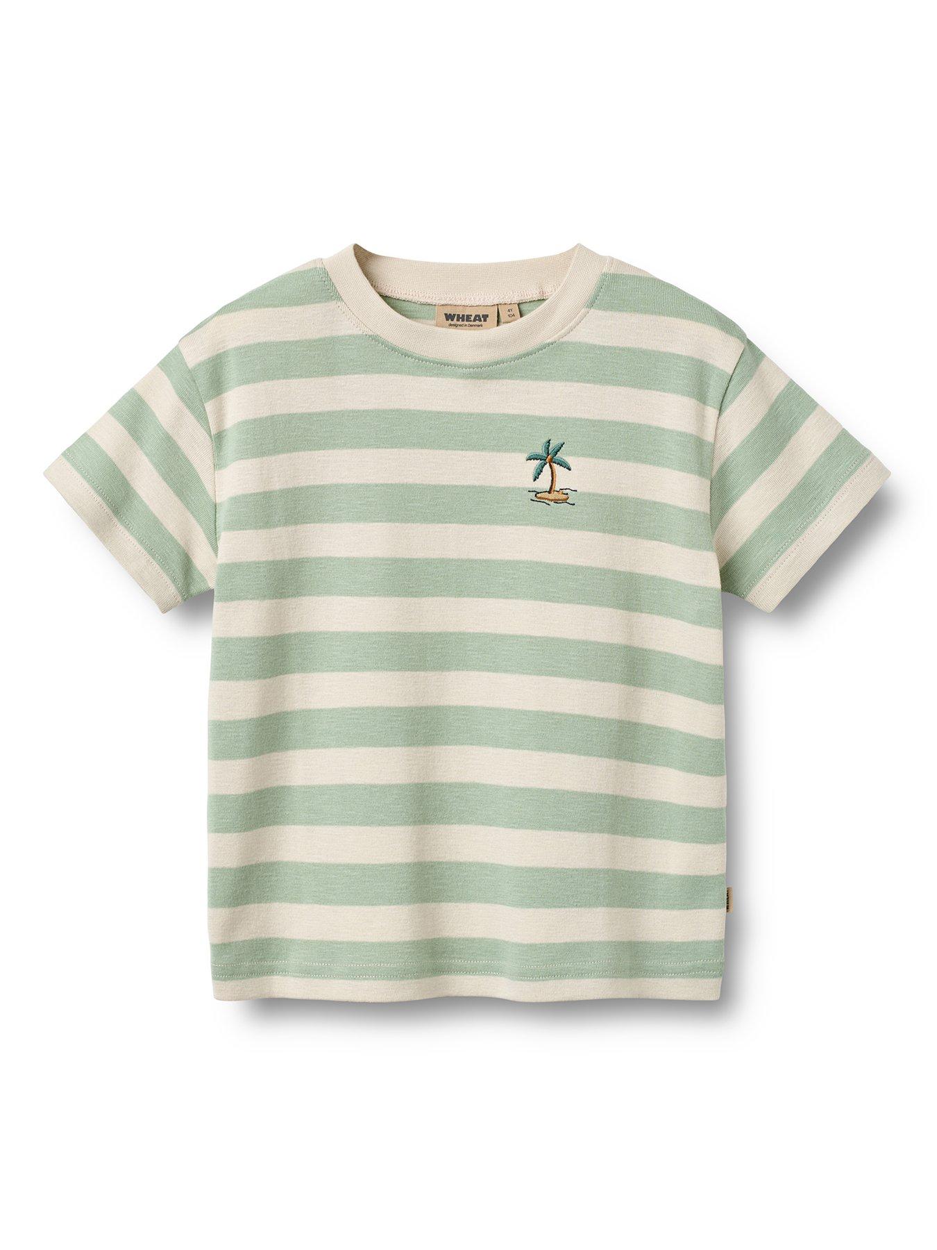 Wheat Boys Sibling Liam Short Sleeve Tshirt - Green