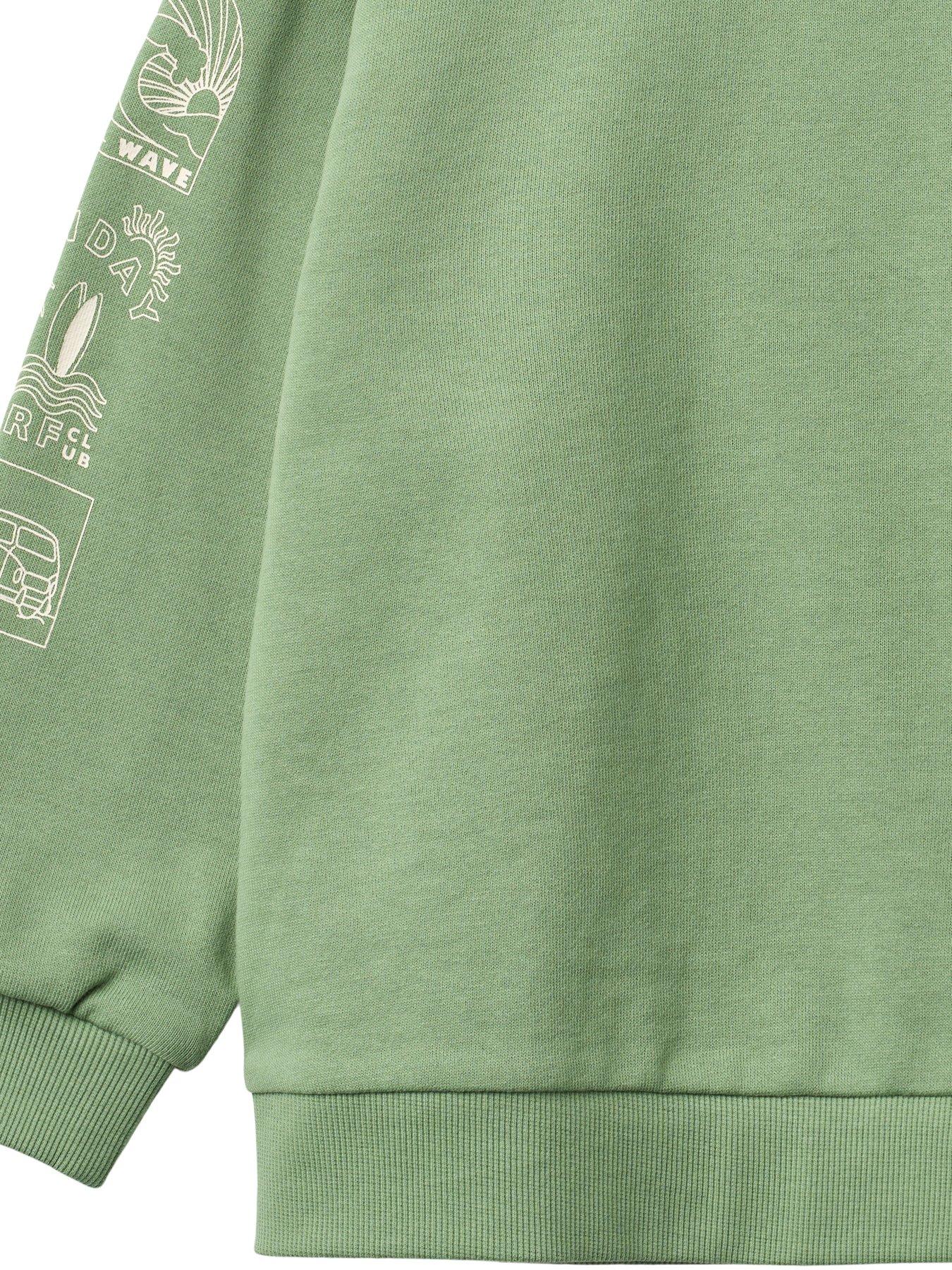 Image 4 of 4 of Wheat Boys Sibling Printed Sweat - Green