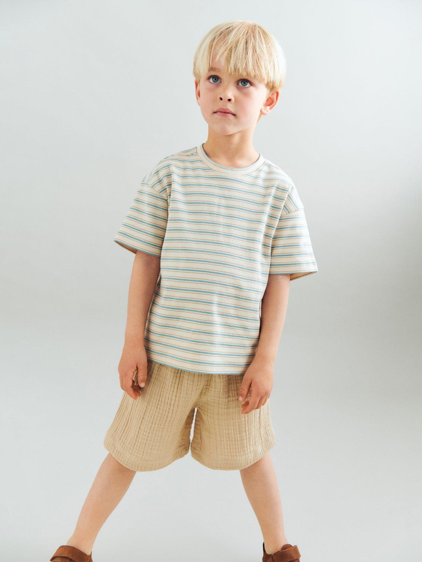 Wheat Boys Sibling Co-ord Shorts - Beige