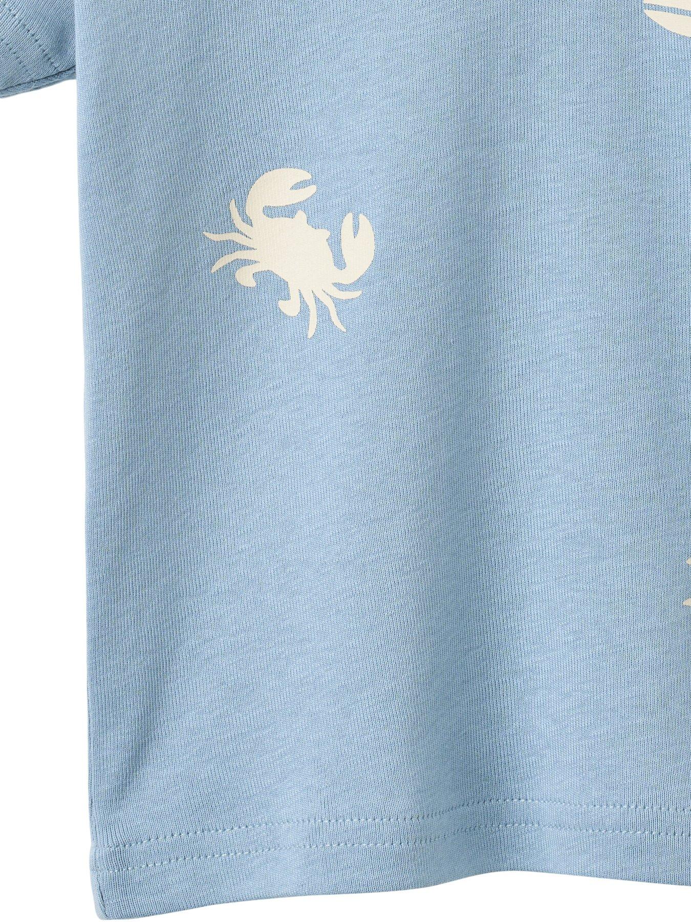 Image 3 of 3 of Wheat Baby Boys Short Sleeve Tshirt - Blue
