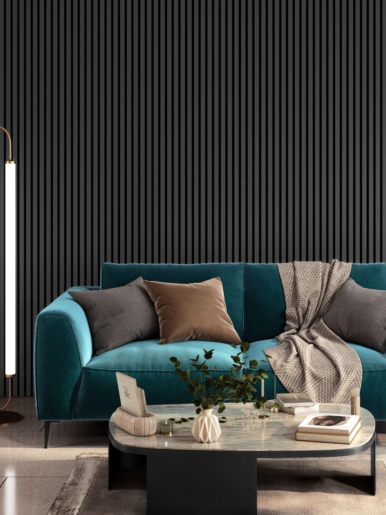 Cheshire Mouldings Acoustic Wall panel Dark Grey