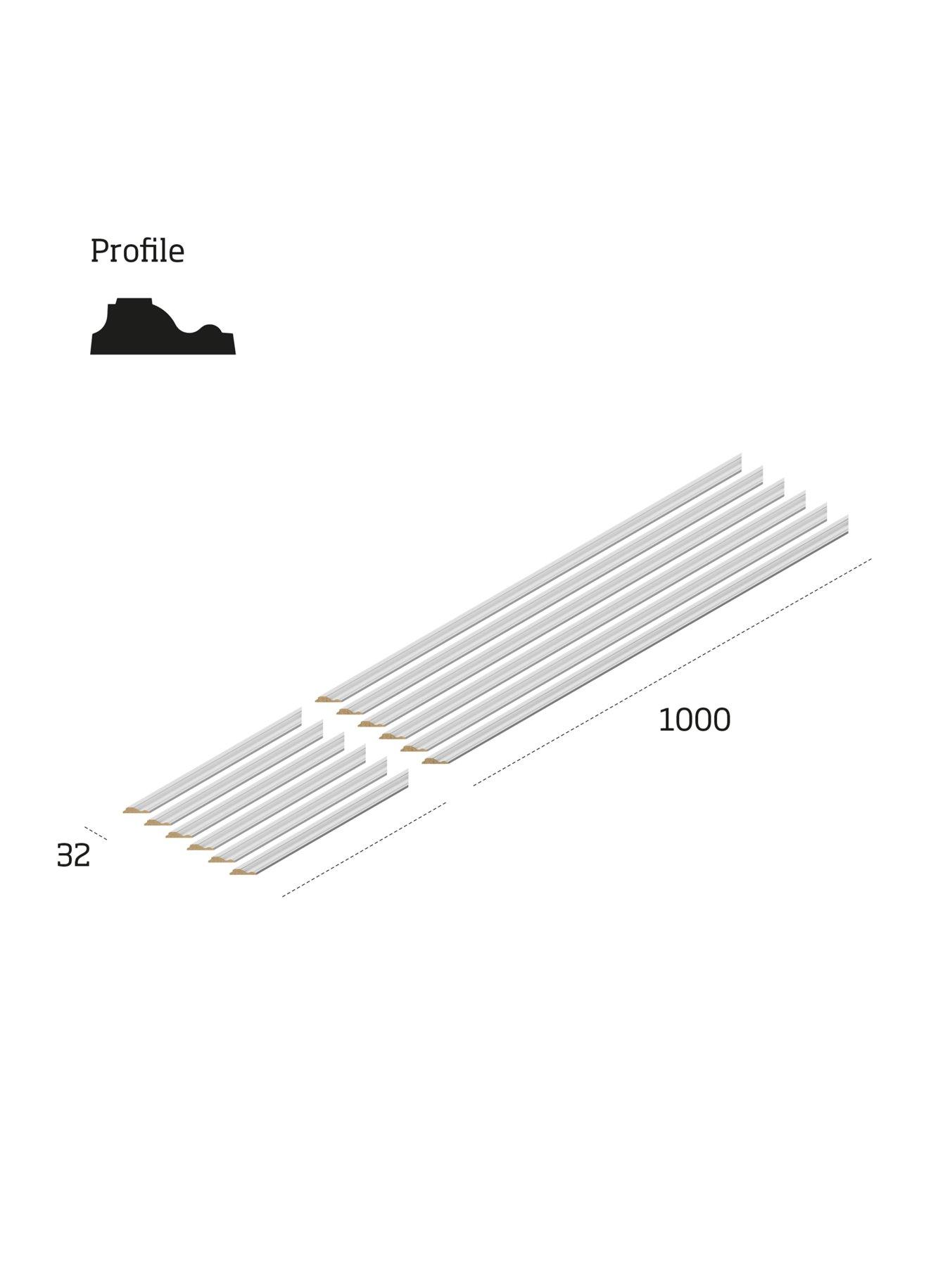  image of cheshire-mouldings-wall-kit-ready-primed-1000-x-420