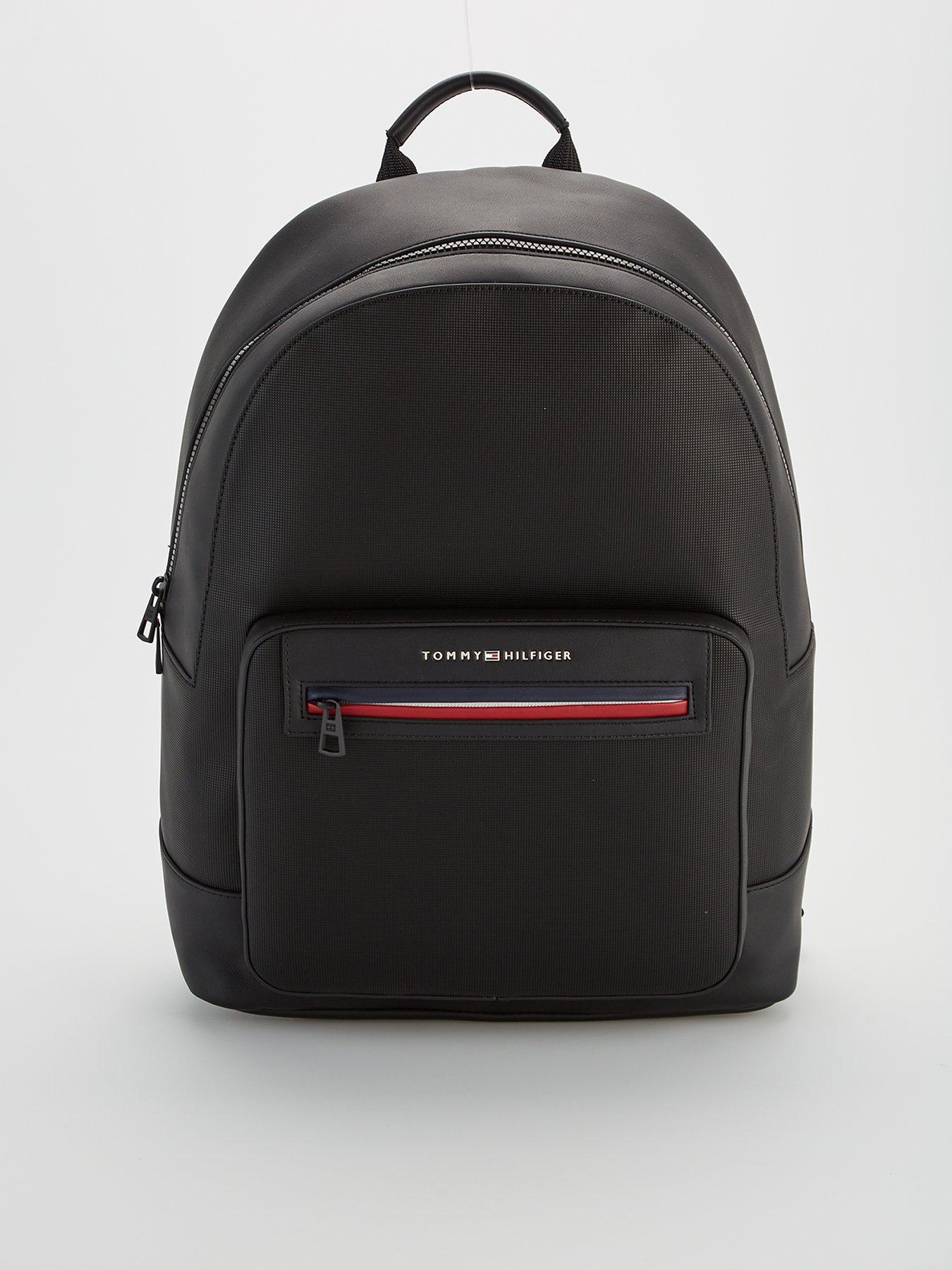  image of tommy-hilfiger-th-foundation-backpack-black