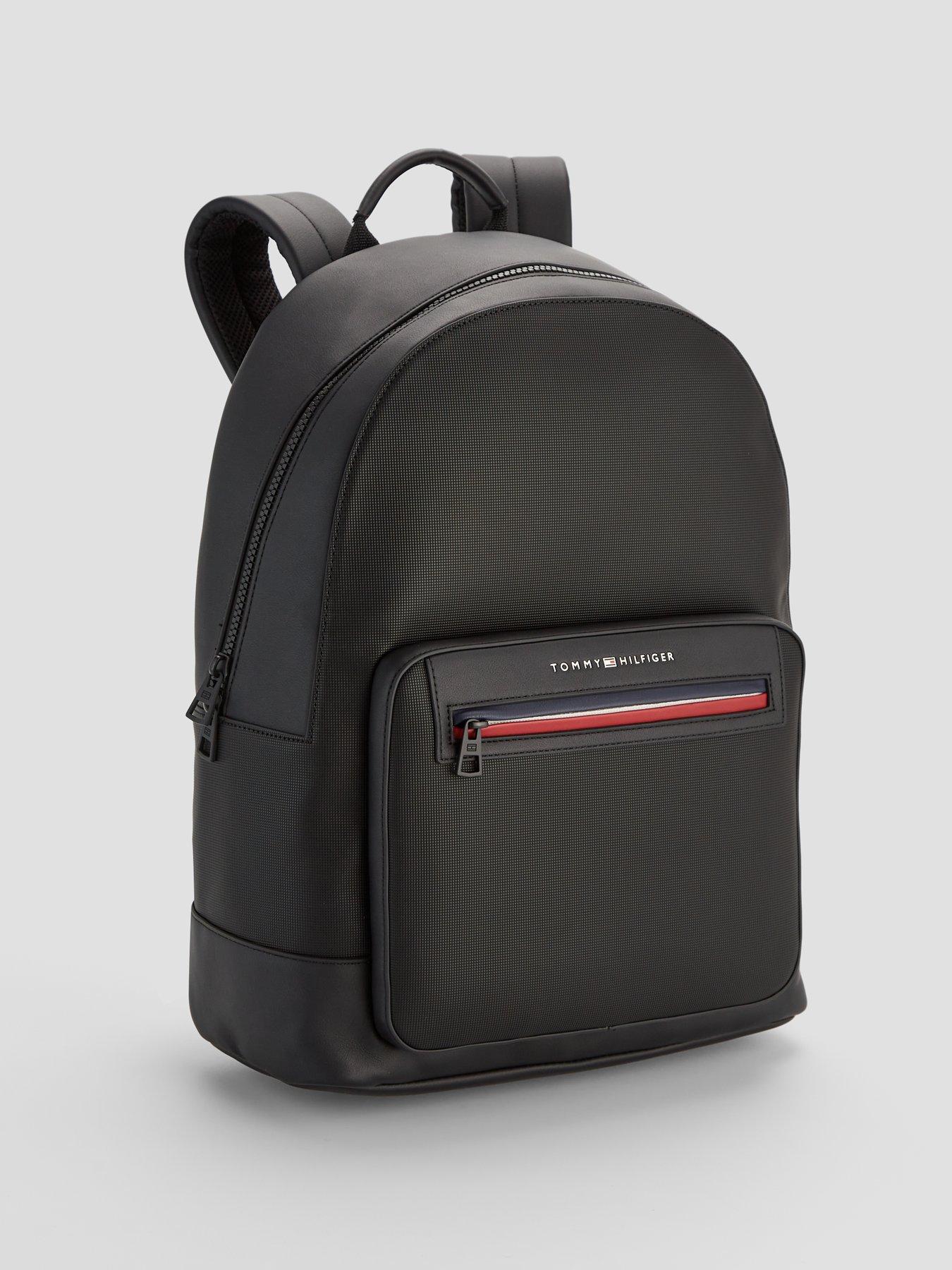  image of tommy-hilfiger-th-foundation-backpack-black
