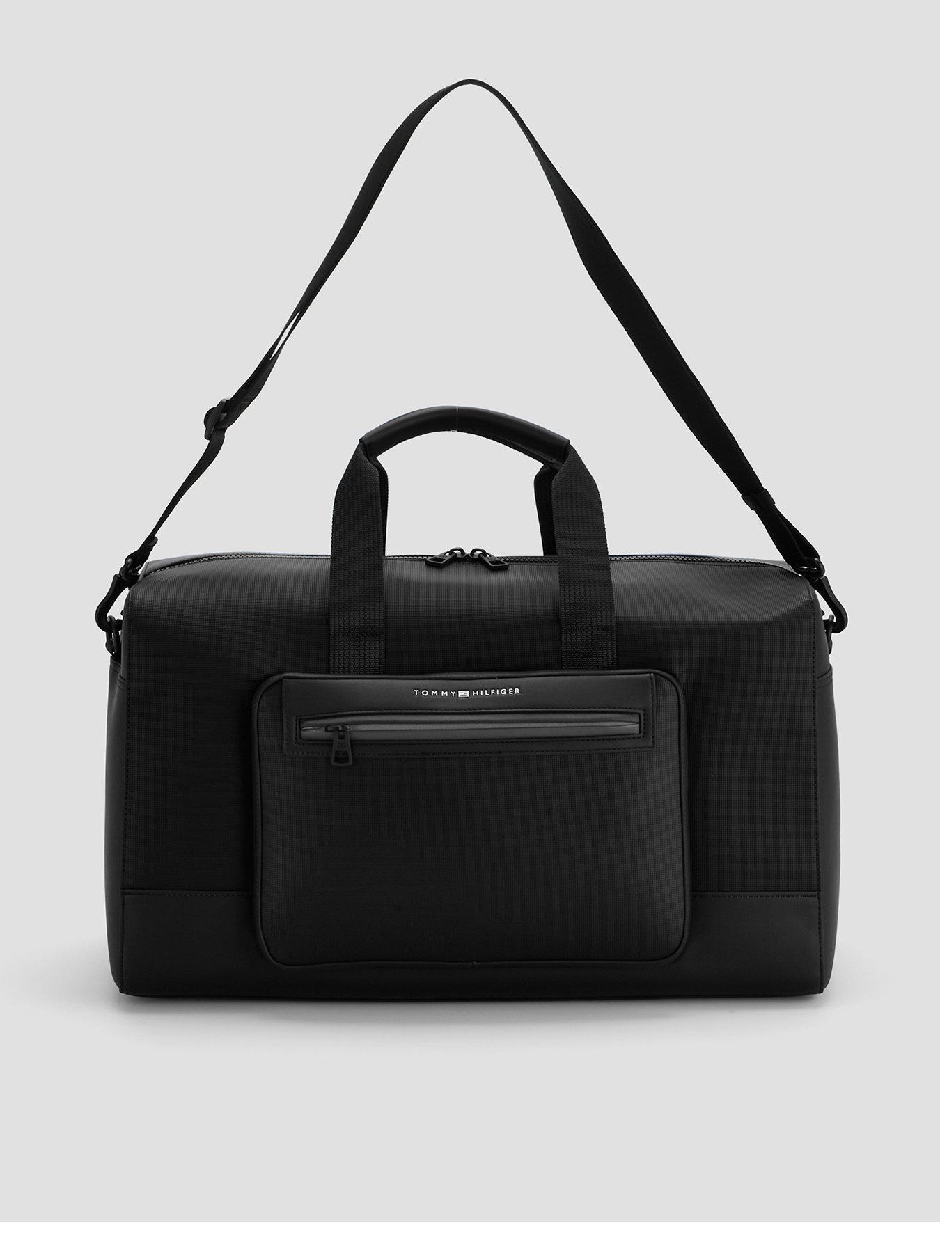 Image 1 of 6 of Tommy Hilfiger TH Foundation Duffle Bag - Black