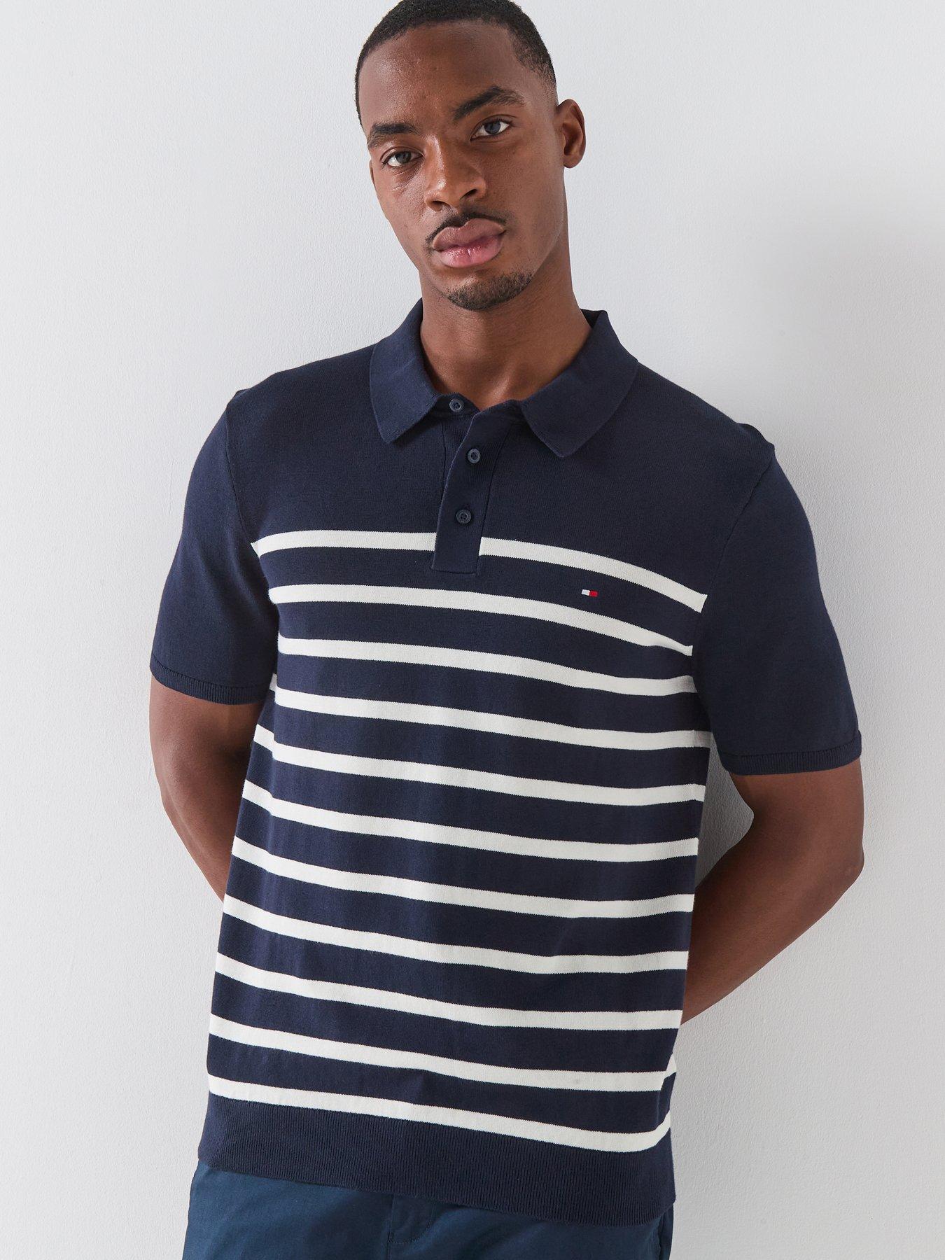 Tommy Hilfiger Essential Cotton Knitted Polo Shirt - Navy