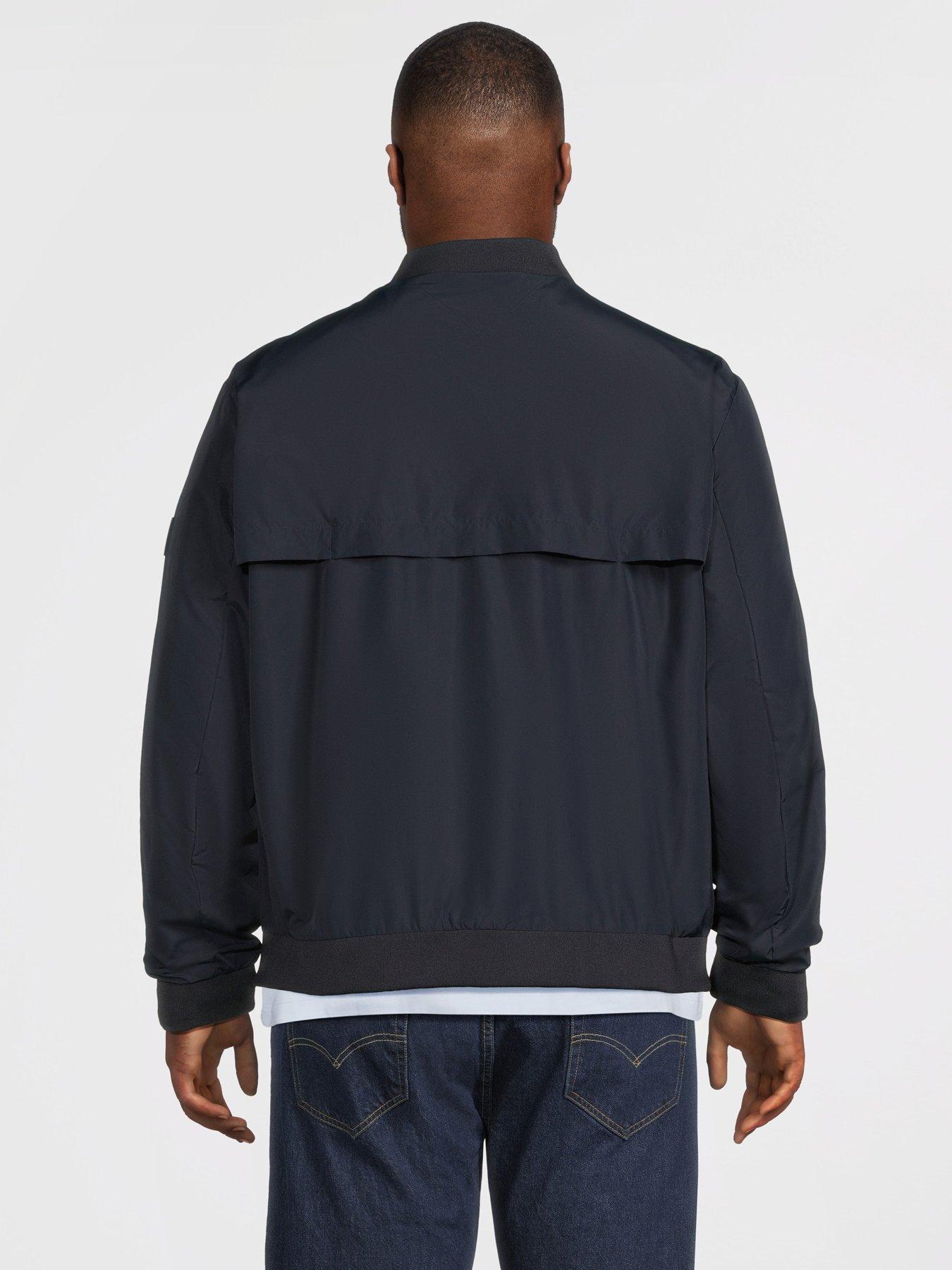 Image 2 of 5 of Tommy Hilfiger Big &amp; Tall Branded Bomber - Navy