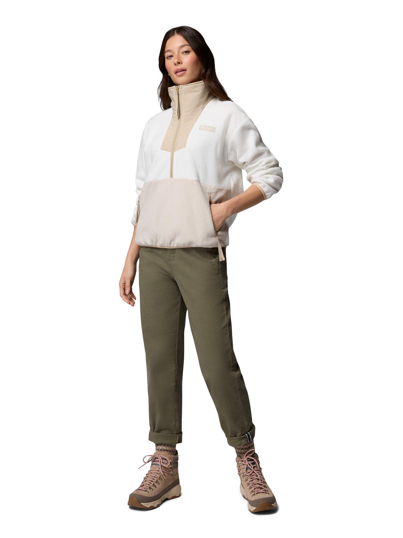 Image 3 of 5 of Columbia Womens Sequoia Grove 1/2 Zip Fleece - Beige
