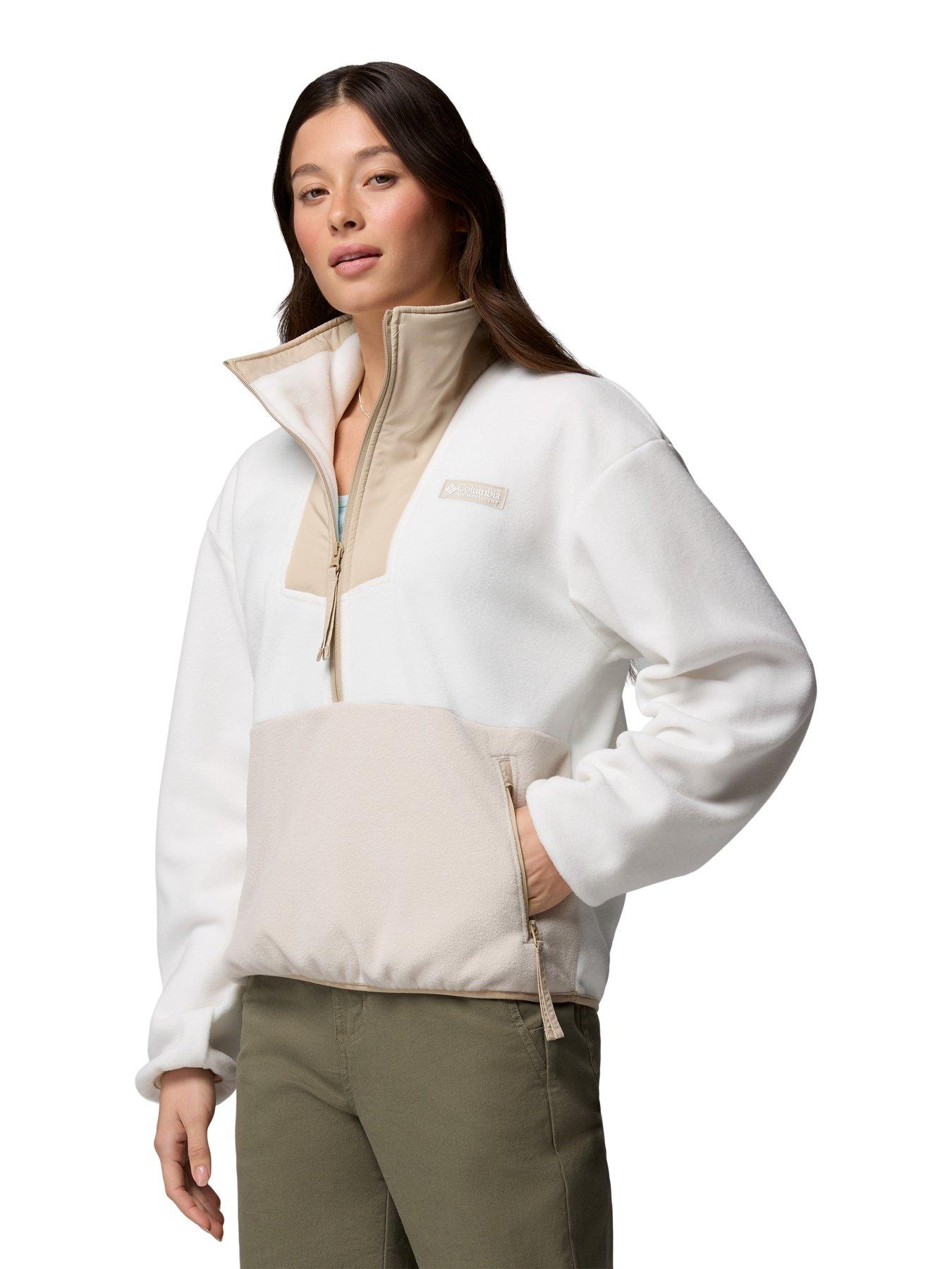 Image 4 of 5 of Columbia Womens Sequoia Grove 1/2 Zip Fleece - Beige