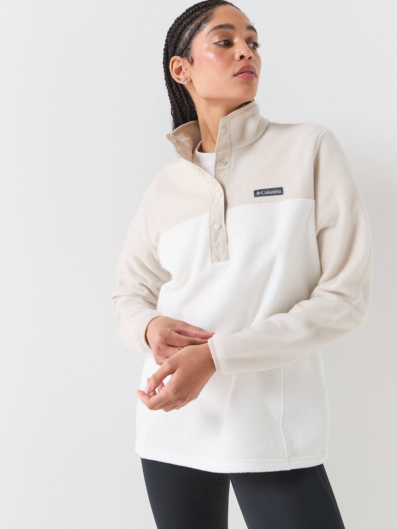 Columbia Womens Benton Springs 1/2 Snap Pull Over - Beige