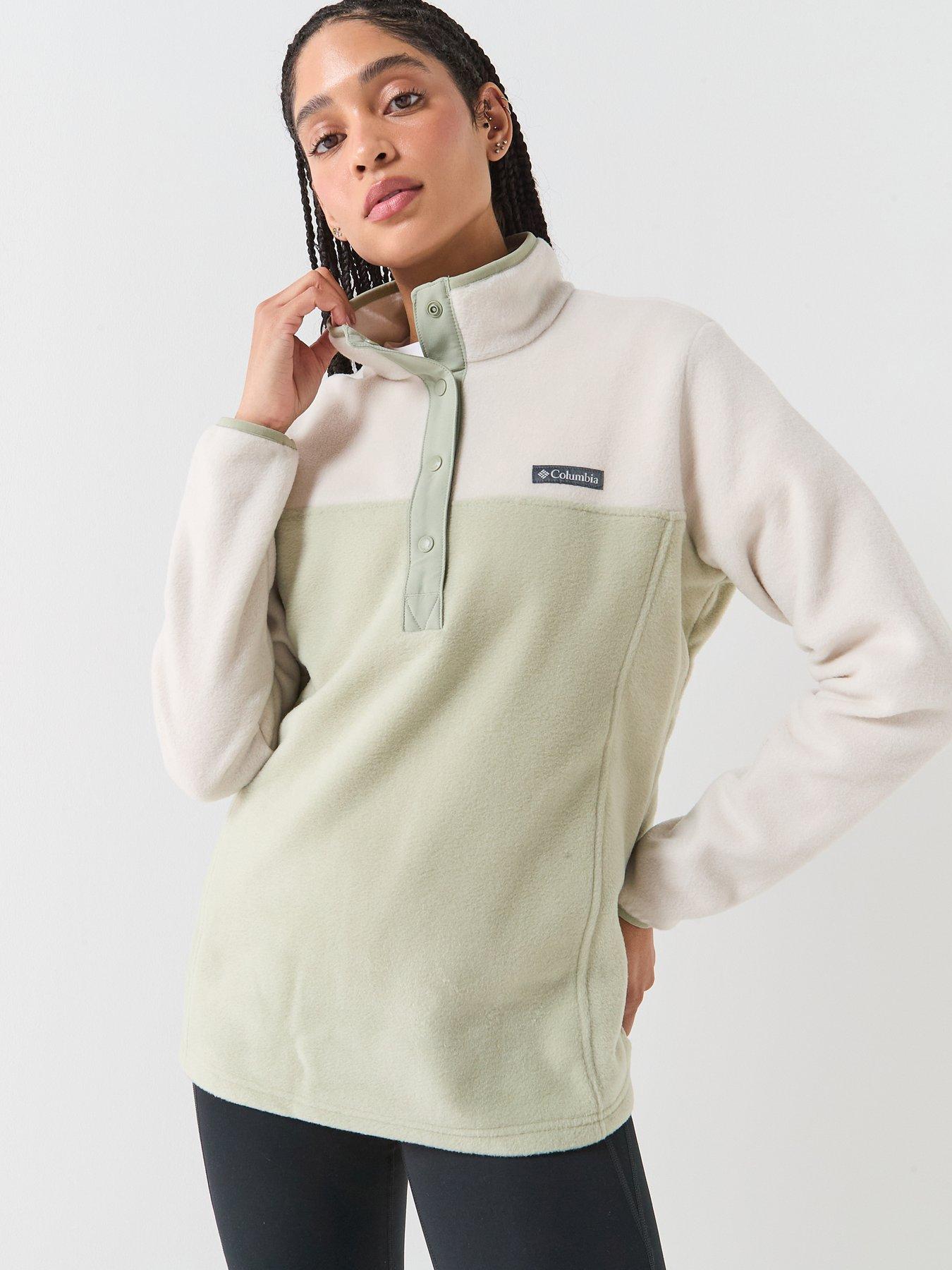 columbia-womens-benton-springs-12-snap-pull-over-green