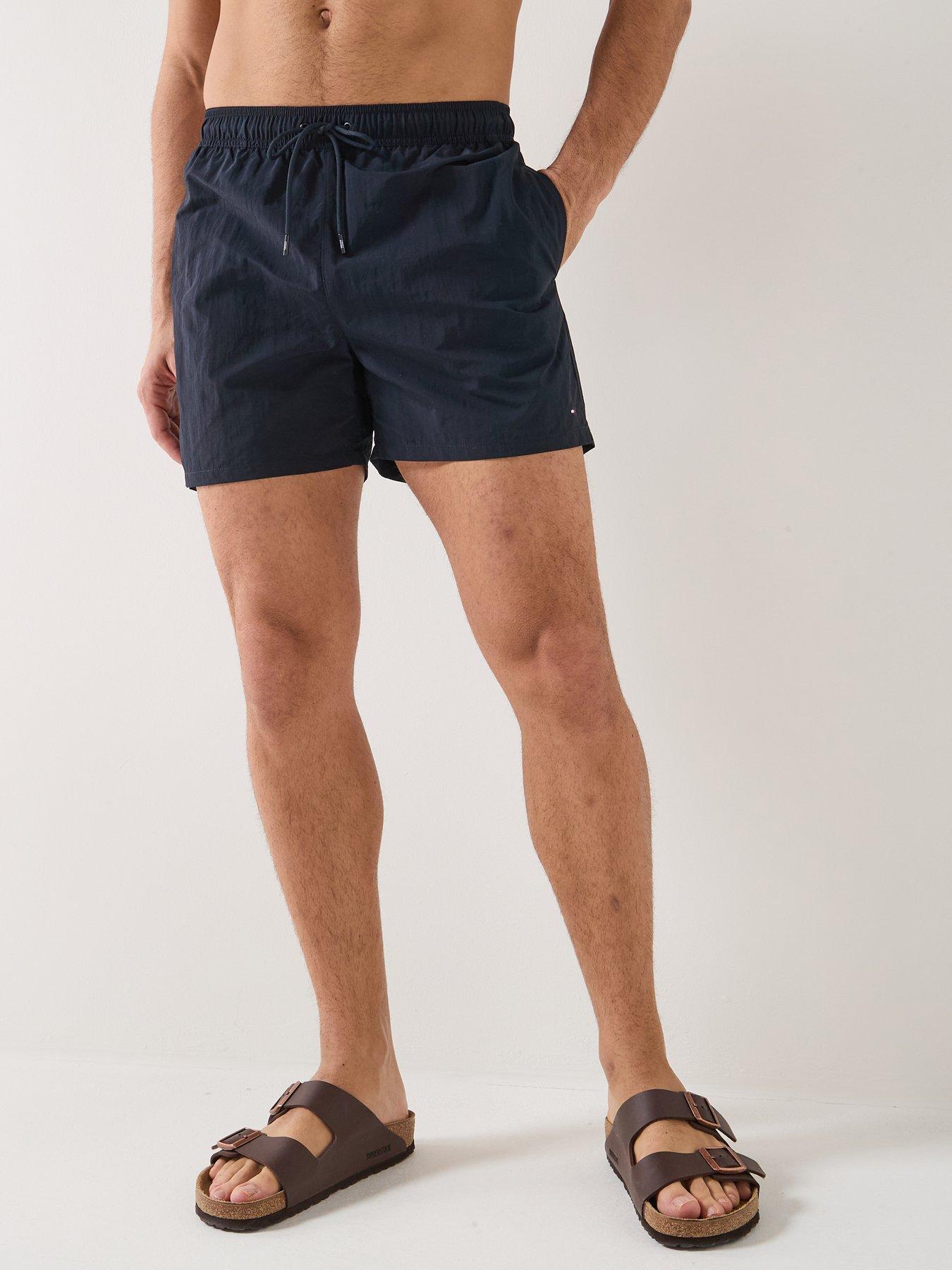 Tommy Hilfiger Tommy Hilfiger Essential Small Flag Medium Swim Shorts - Navy