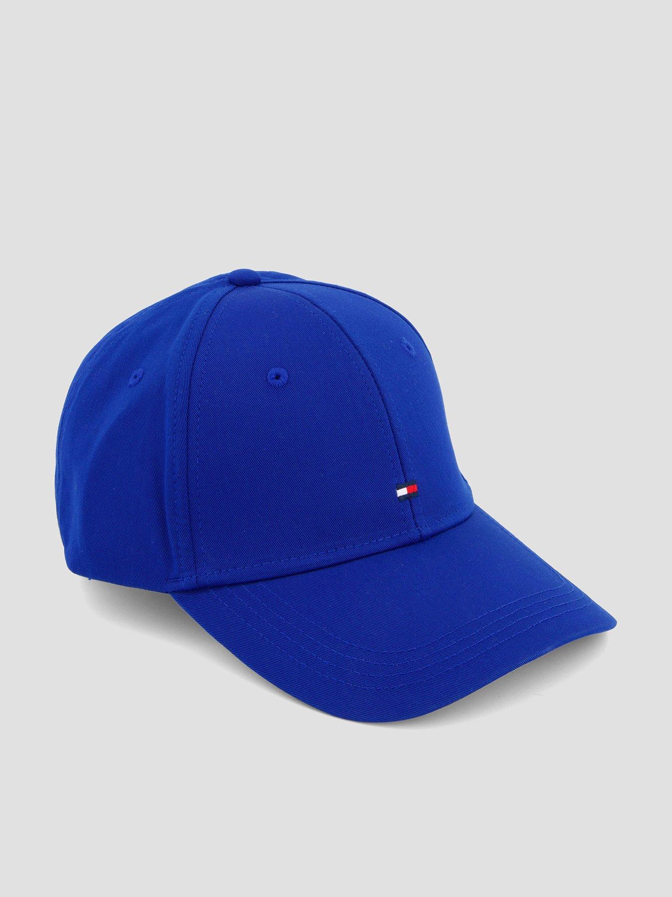 Image 1 of 4 of Tommy Hilfiger TH Flag Cotton 6 Panel Cap - Blue