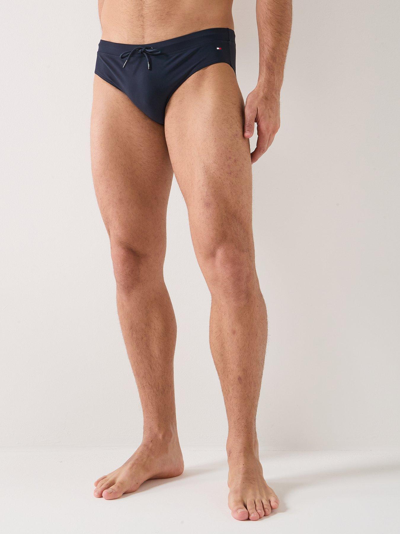 Tommy Hilfiger Essential Small Flag Swim Briefs - Black