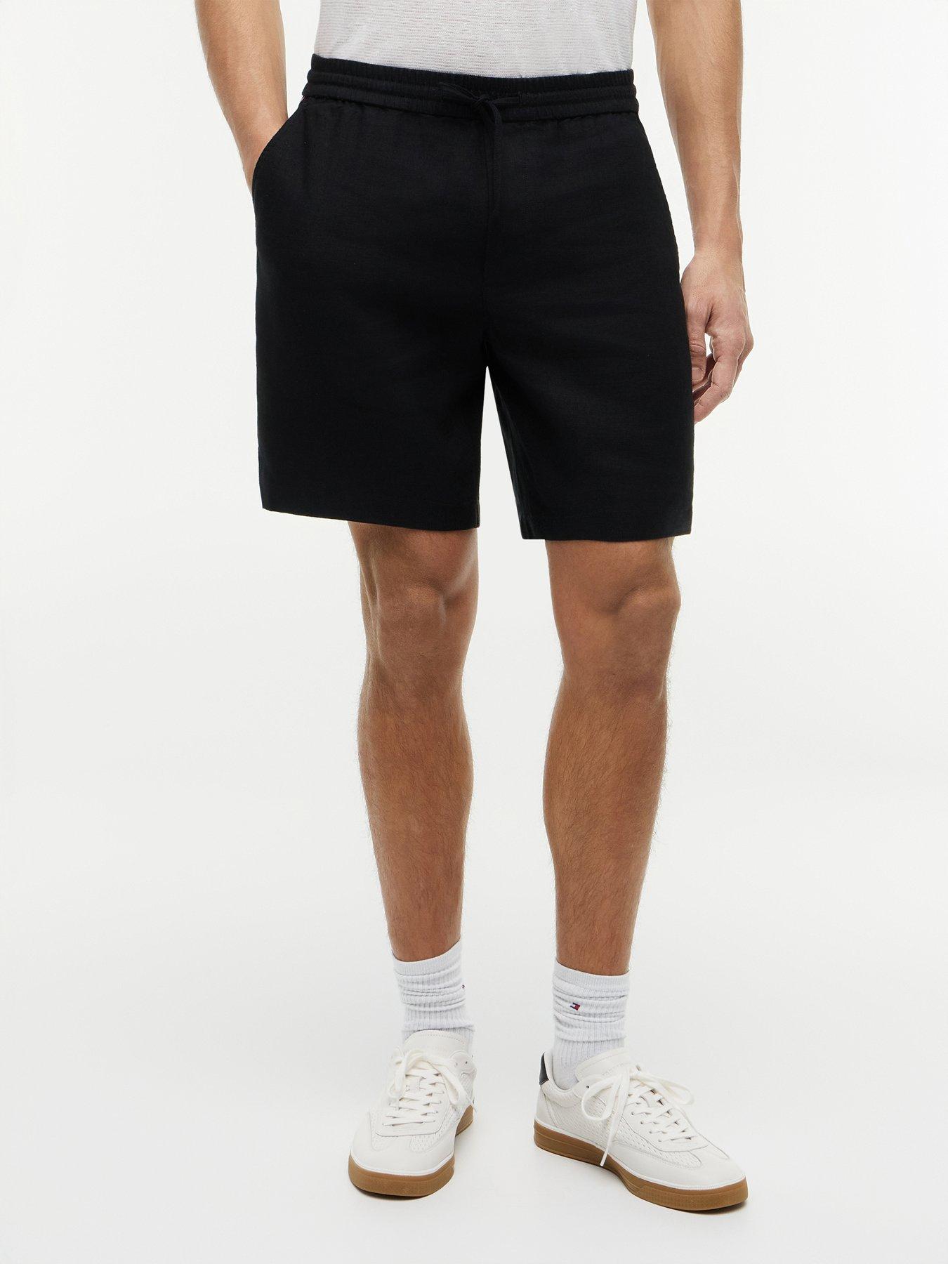 Tommy Hilfiger Dover Sorona Linen Shorts - Black