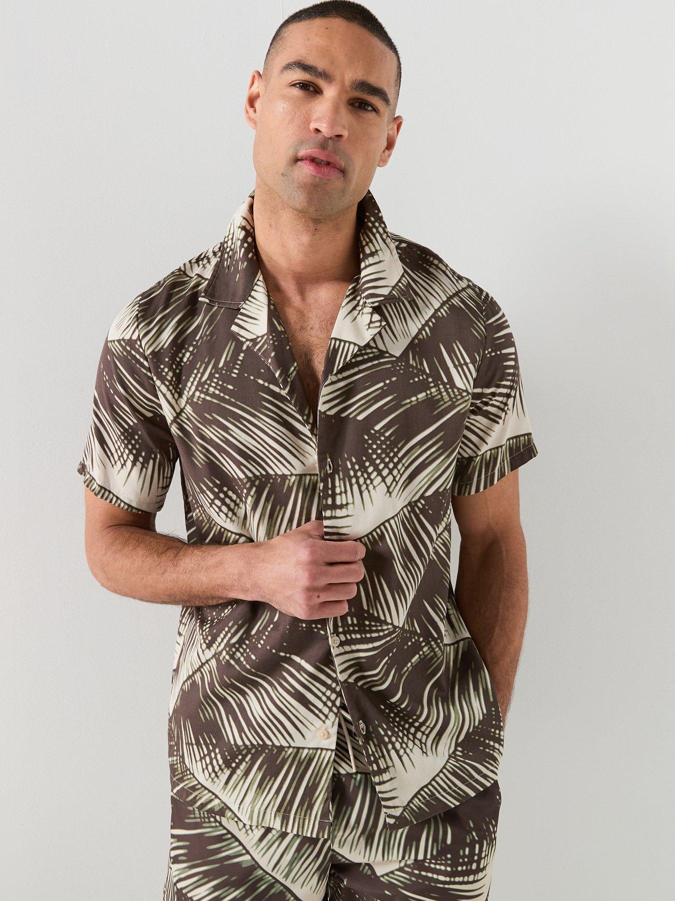 calvin-klein-essential-beach-palm-leaf-printed-short-sleeve-shirt-brown