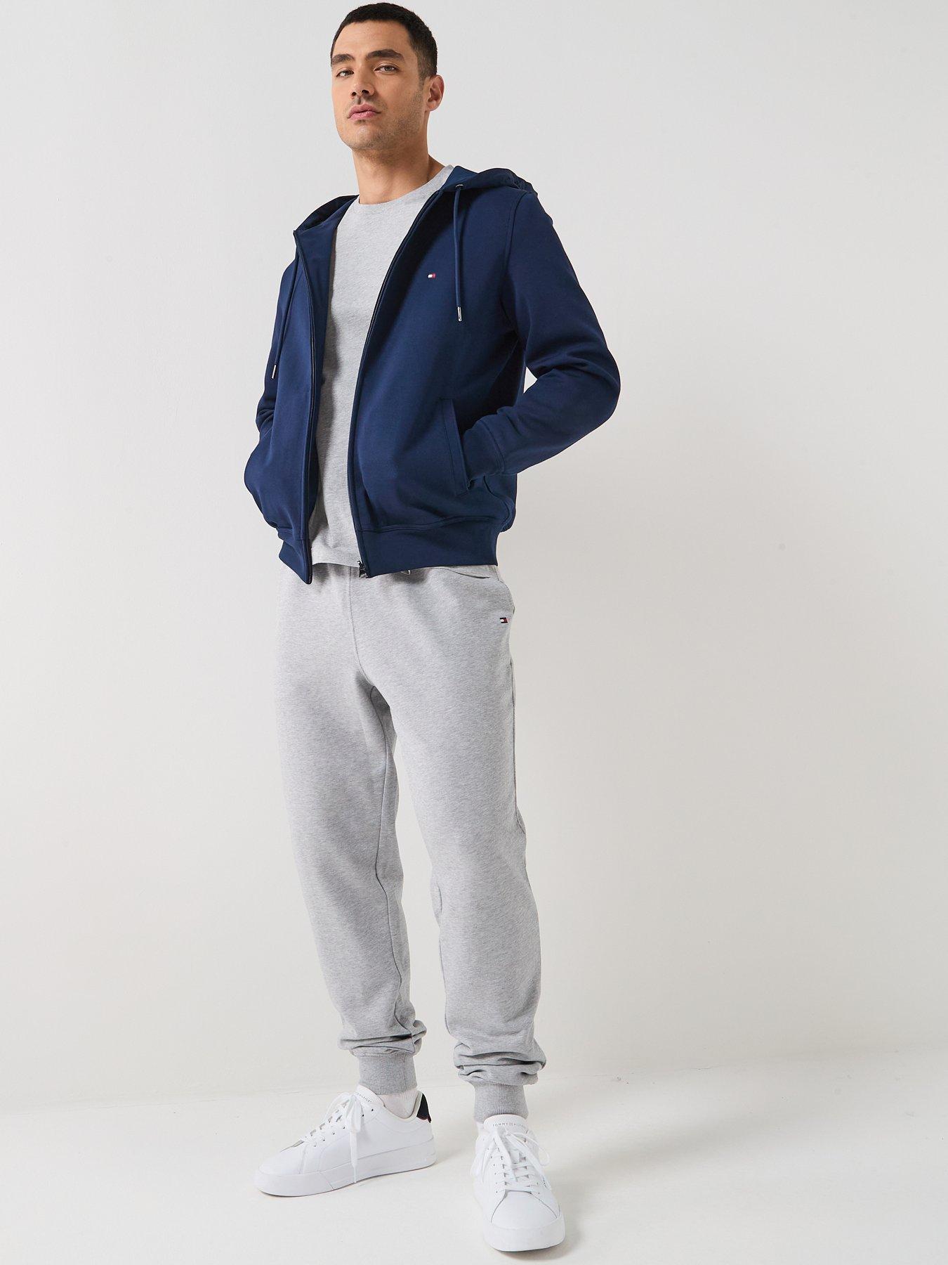  image of tommy-hilfiger-essential-terry-joggers-grey