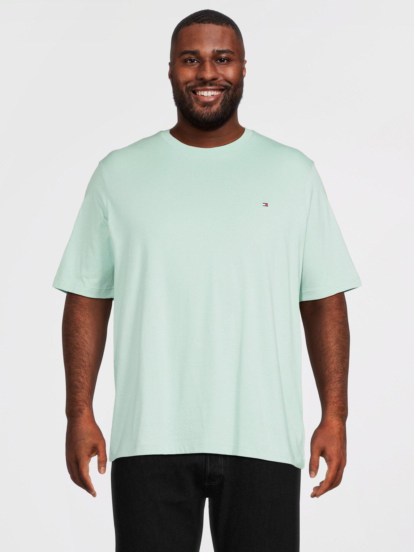 Tommy Hilfiger Big  &  Tall Essential Regular Fit T-Shirt - Light Green