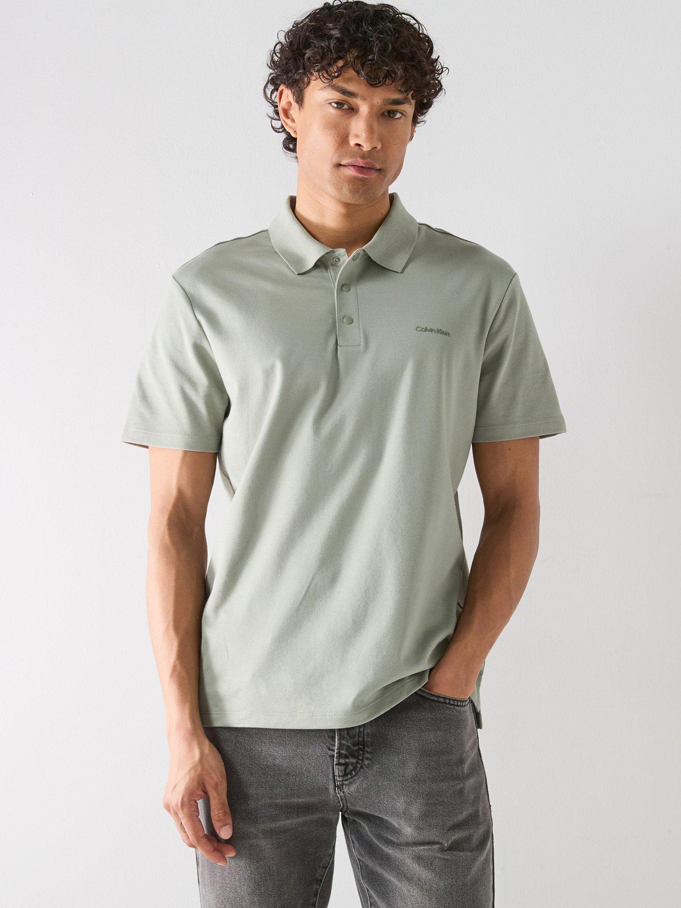 calvin-klein-tech-interlock-short-sleeve-polo-shirt-green