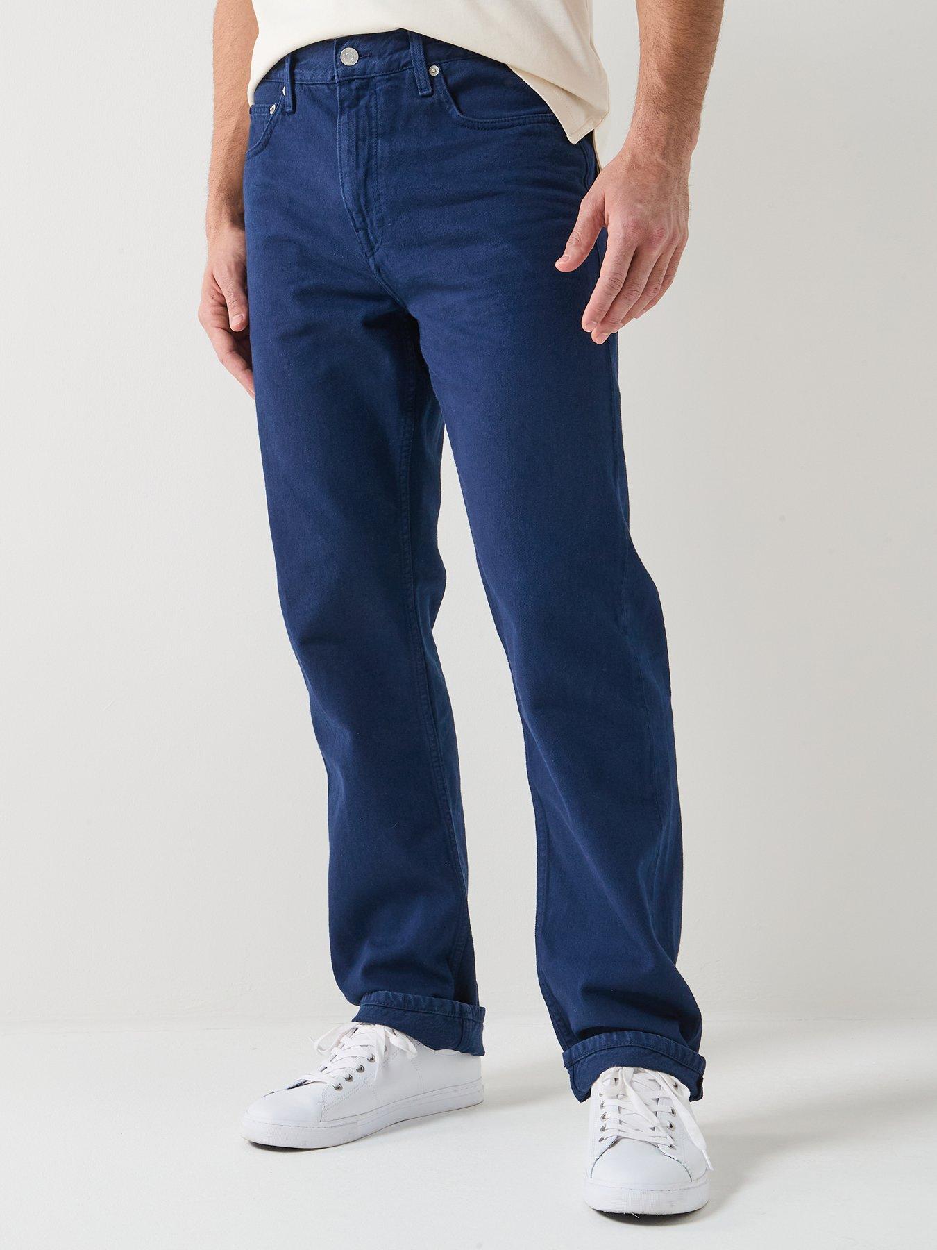 Image 1 of 6 of Tommy Hilfiger Dover Regular Straight Fit Jeans - Navy