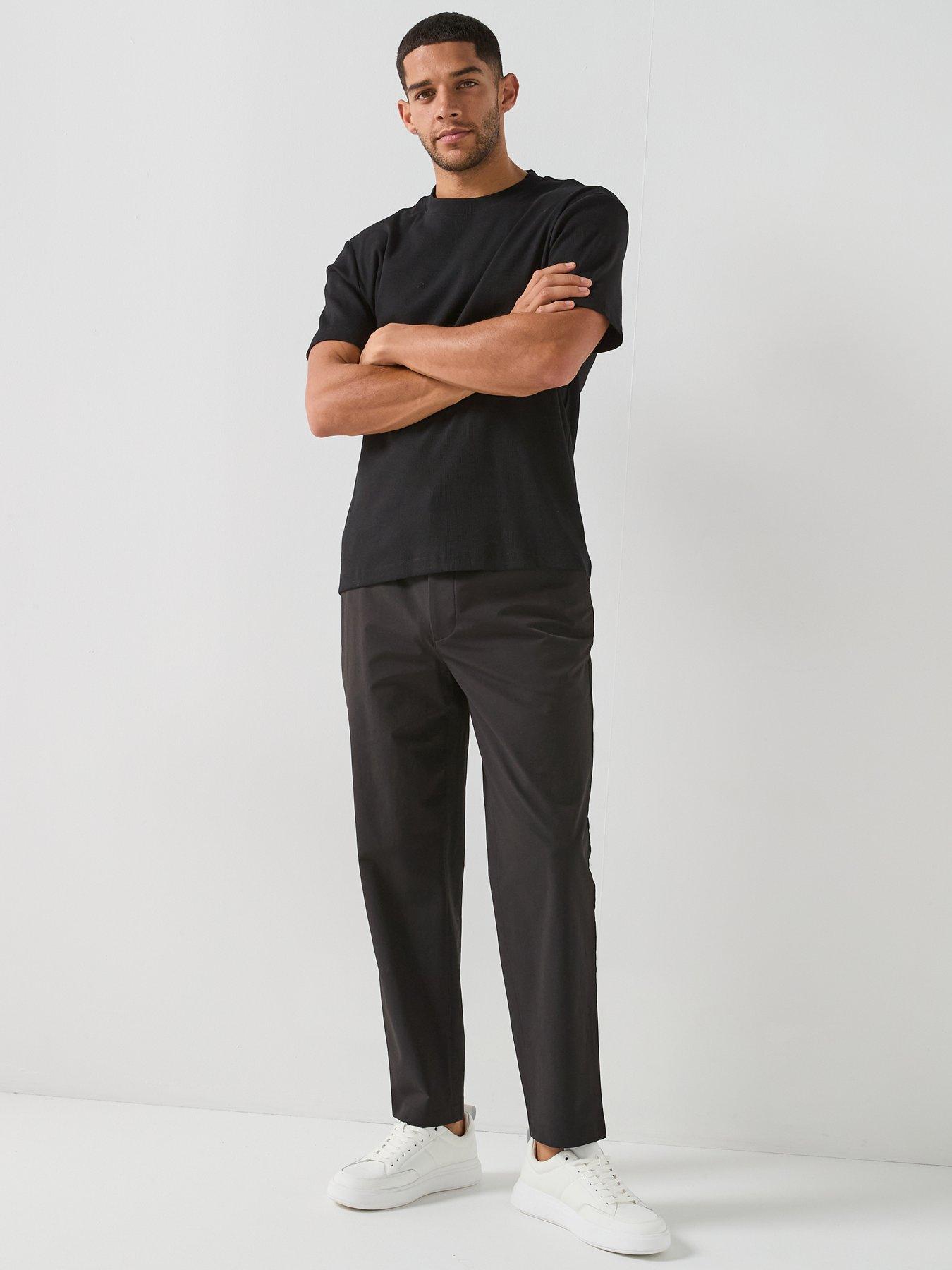 Image 3 of 4 of Calvin Klein Classic Tech Elasticated Trouser - Black
