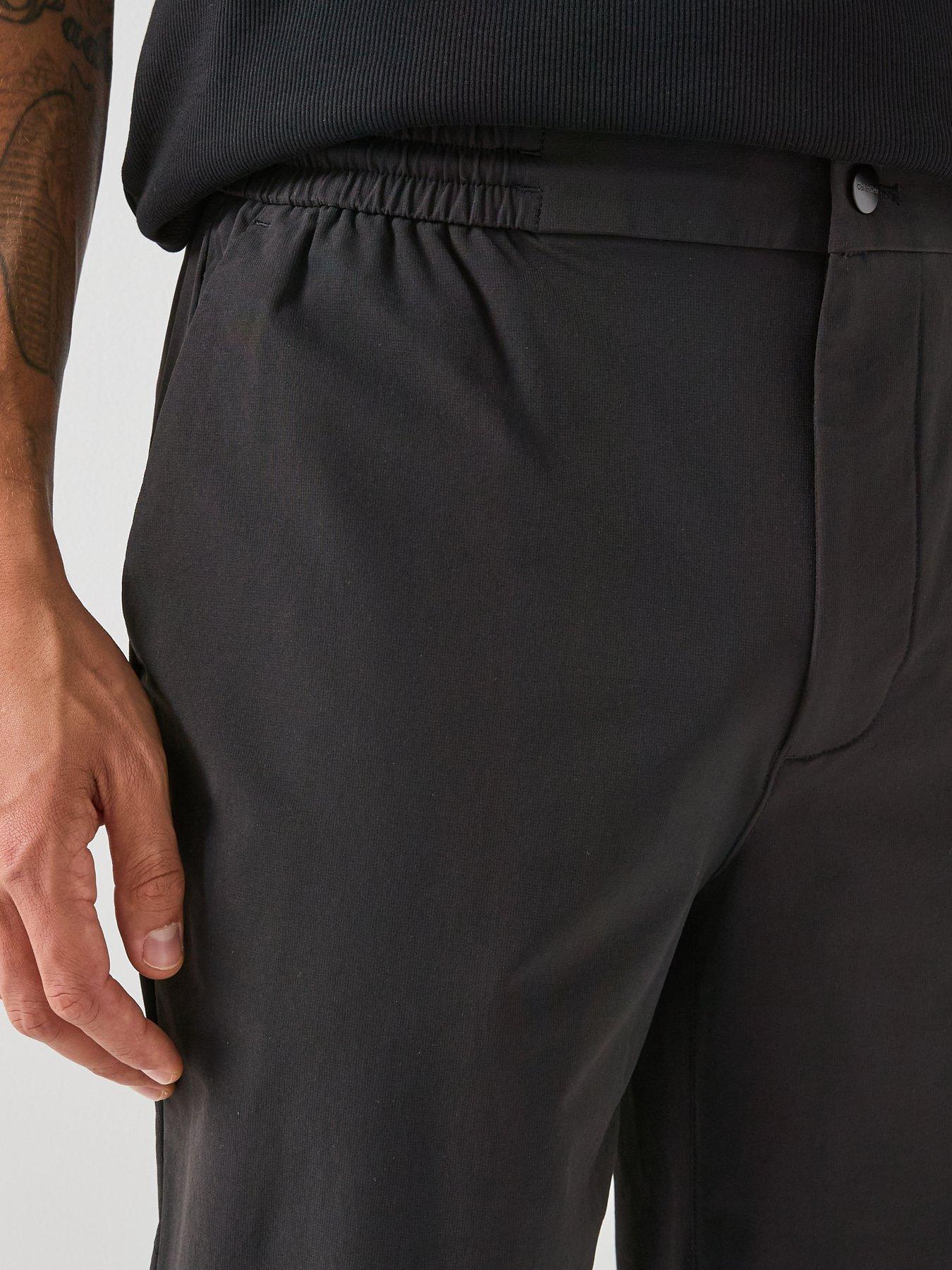 Image 4 of 4 of Calvin Klein Classic Tech Elasticated Trouser - Black