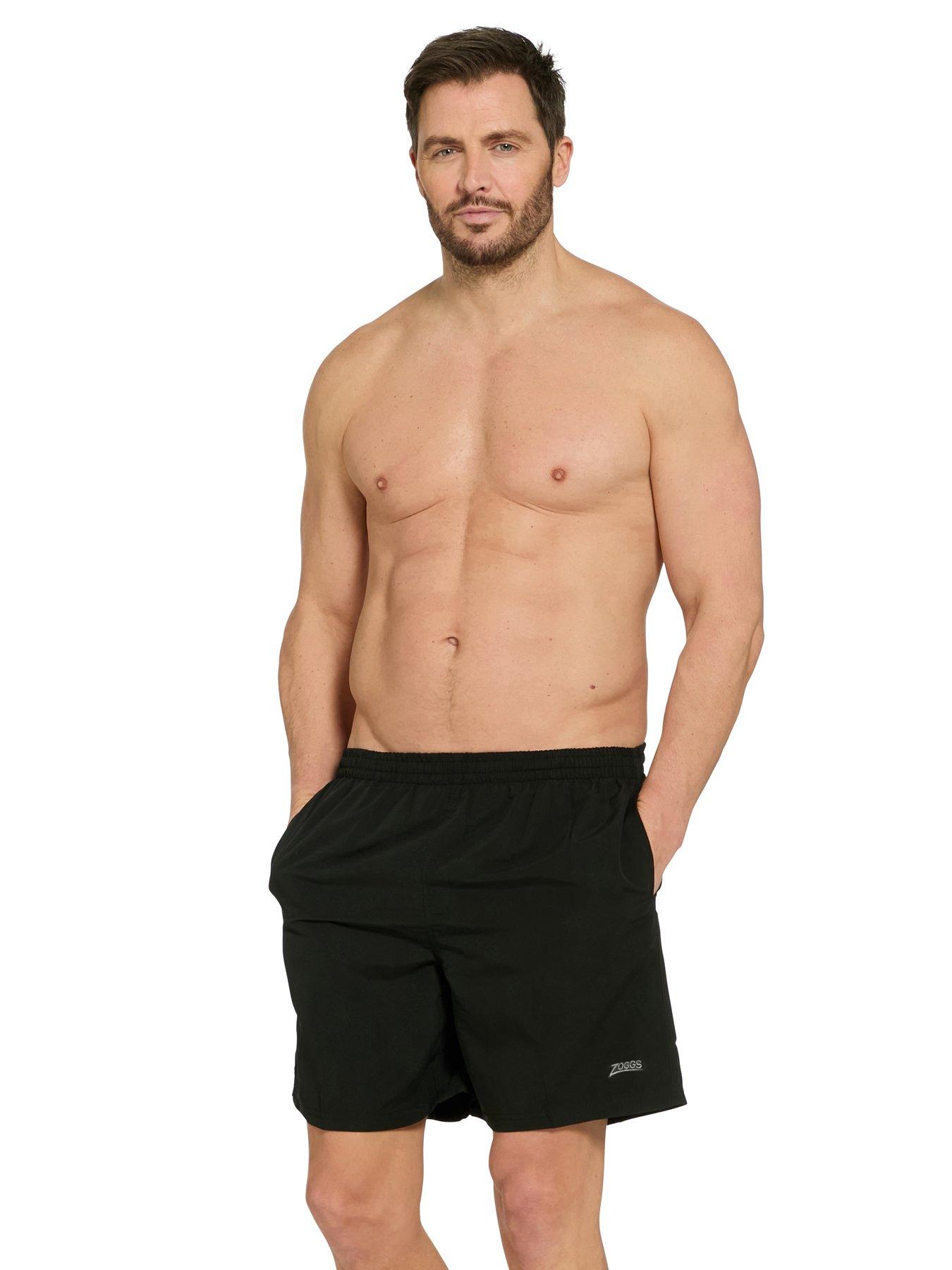 Zoggs Mens Swim Penrith 17 Inch Shorts - Black