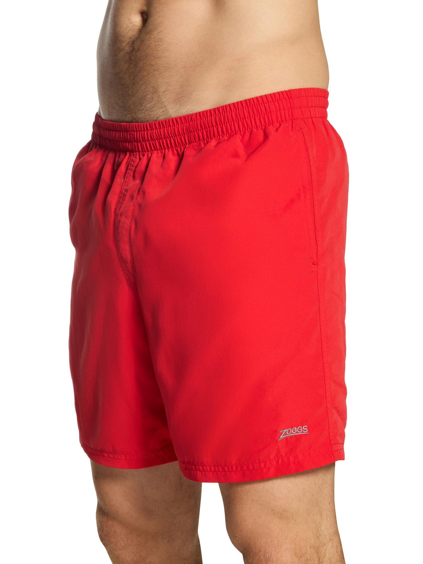Image 4 of 6 of Zoggs Mens Swim Penrith 17 Inch Shorts - Red