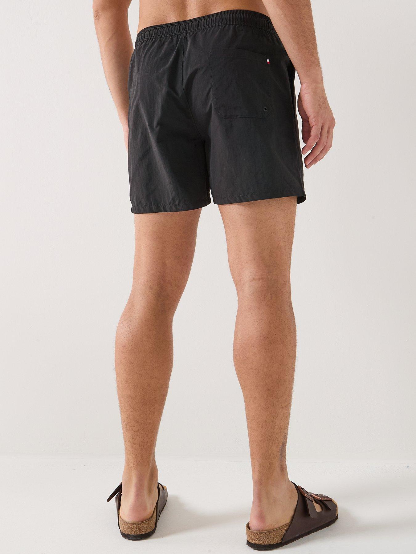 Image 2 of 6 of Tommy Hilfiger Essential Medium Swim Shorts - Black