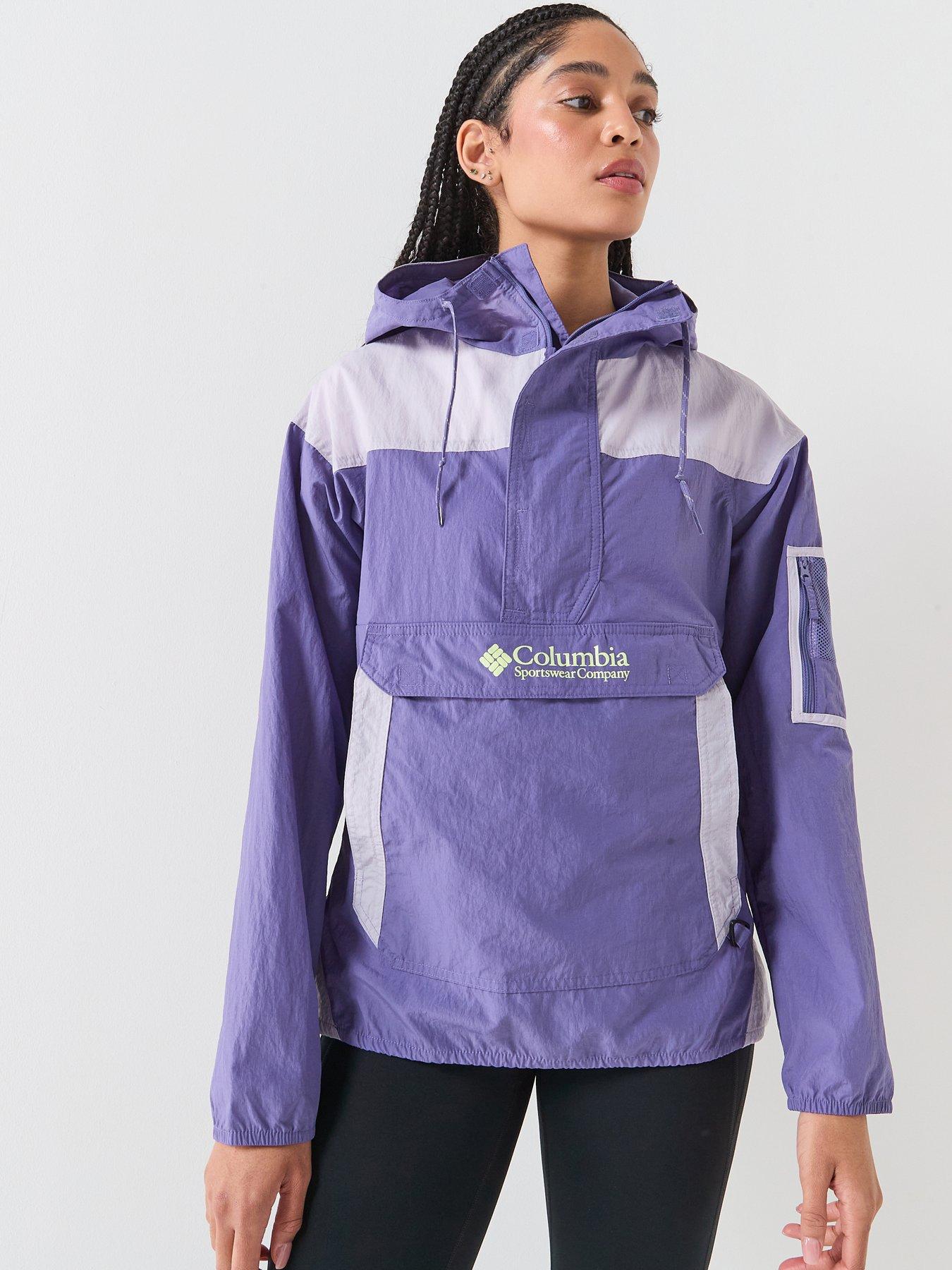 Columbia Womens Challenger Ii Windbreaker - Purple