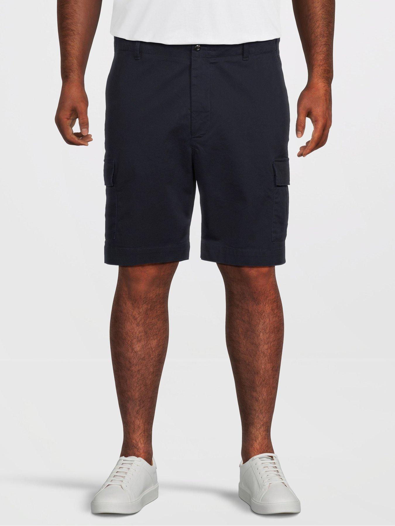 Tommy Hilfiger Big  &  Tall River Essential Twill Cargo Shorts - Navy