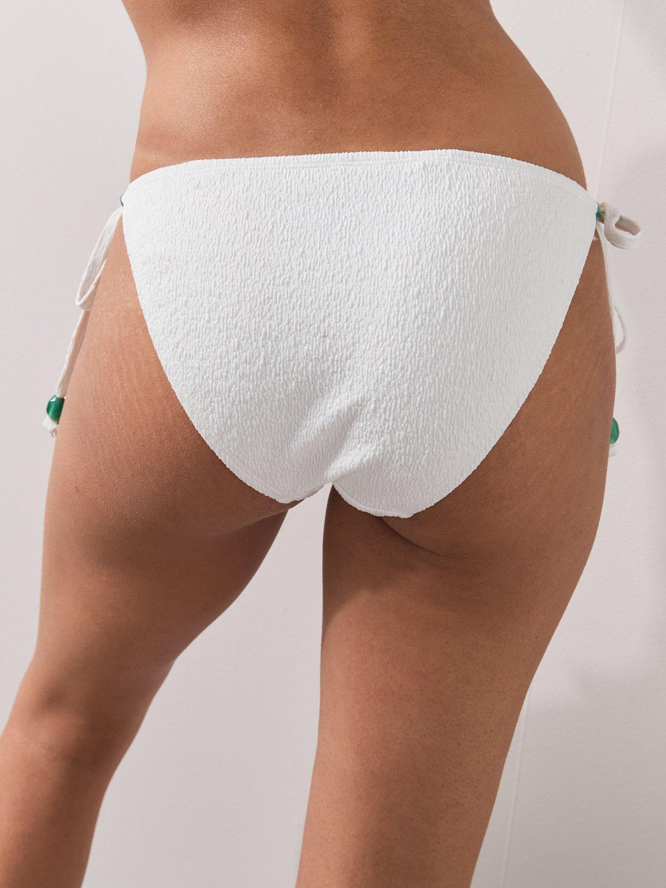 Image 2 of 7 of The Very Collection Trim Halter Tie Bikini Brief