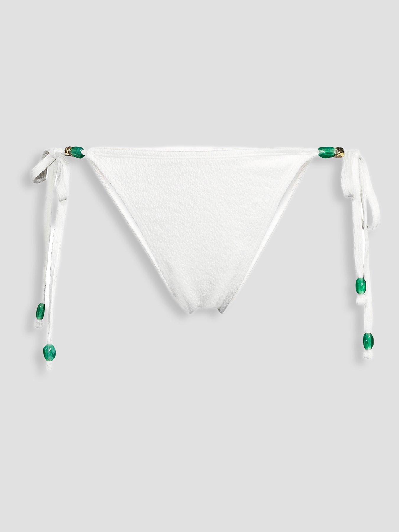 Image 7 of 7 of The Very Collection Trim Halter Tie Bikini Brief