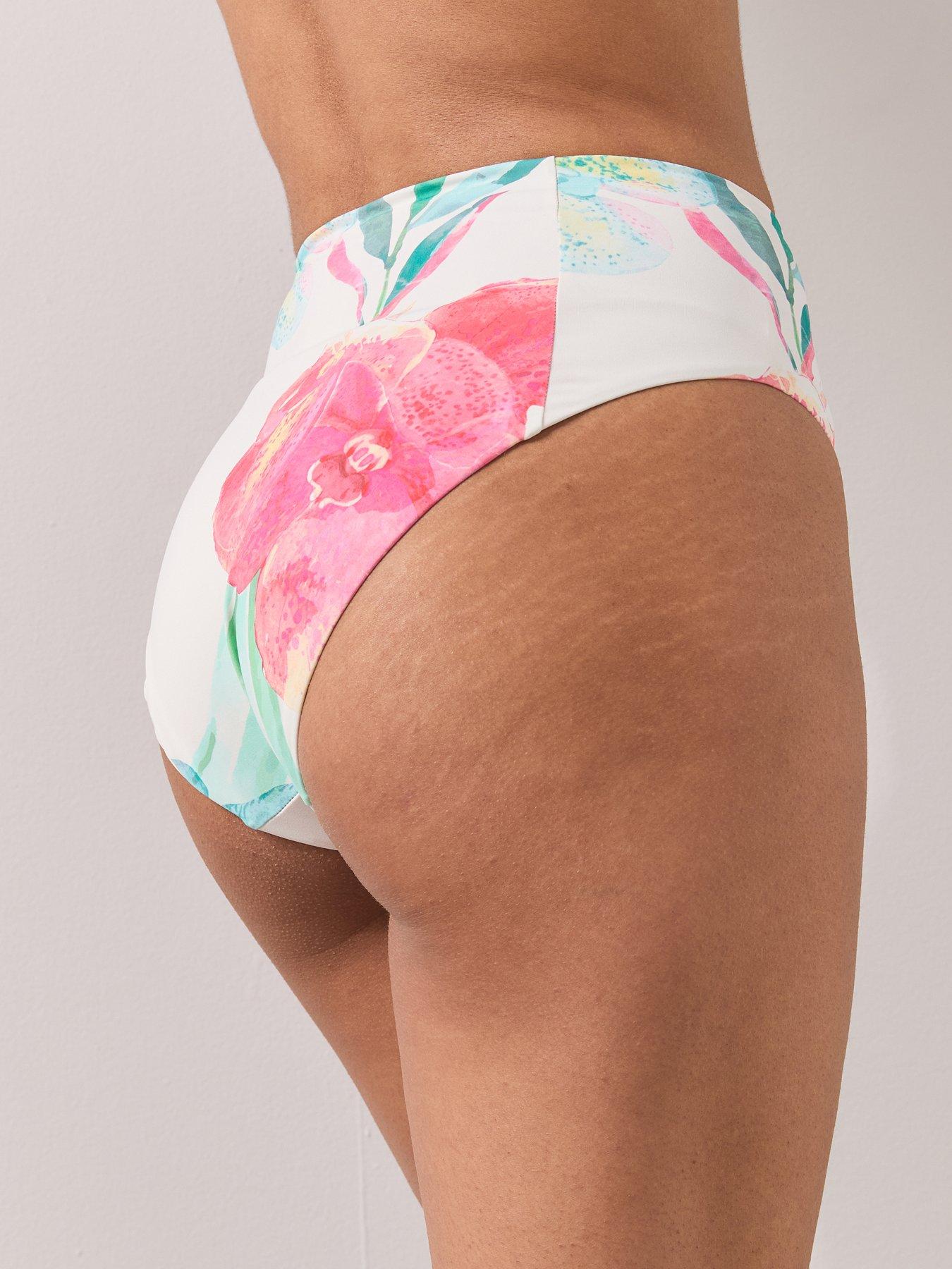 Image 6 of 7 of The Very Collection Shape Enhancing Printed Bikini Bottom - Multi