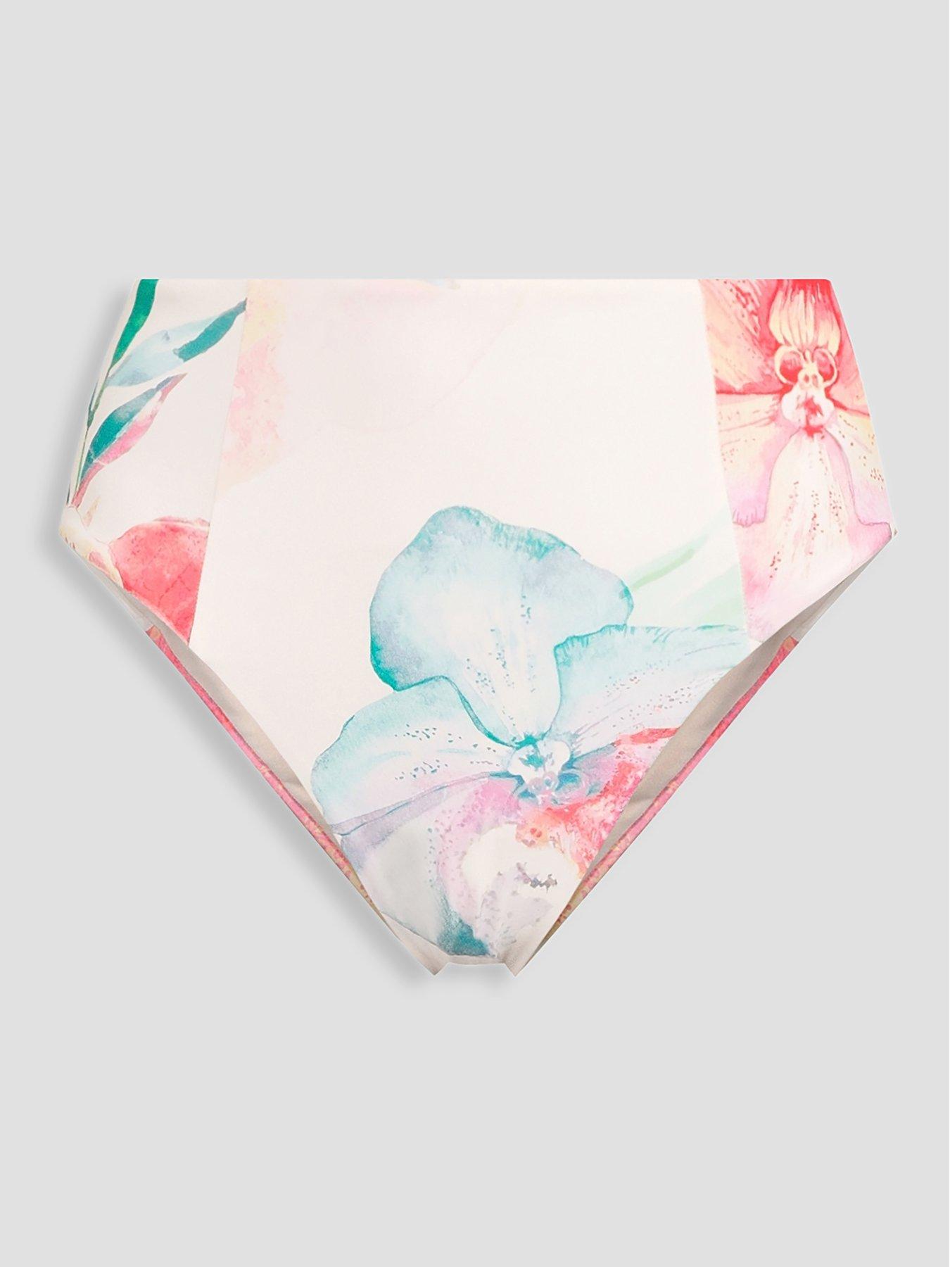 Image 7 of 7 of The Very Collection Shape Enhancing Printed Bikini Bottom - Multi