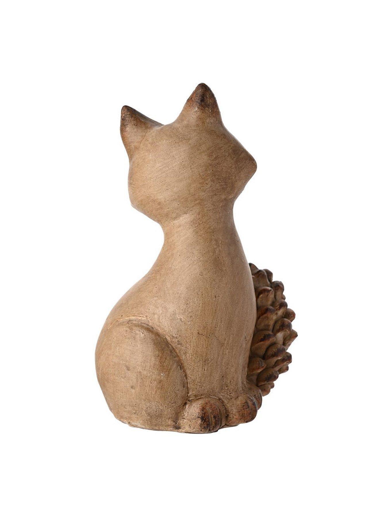  image of country-living-wood-effect-resin-fox-large