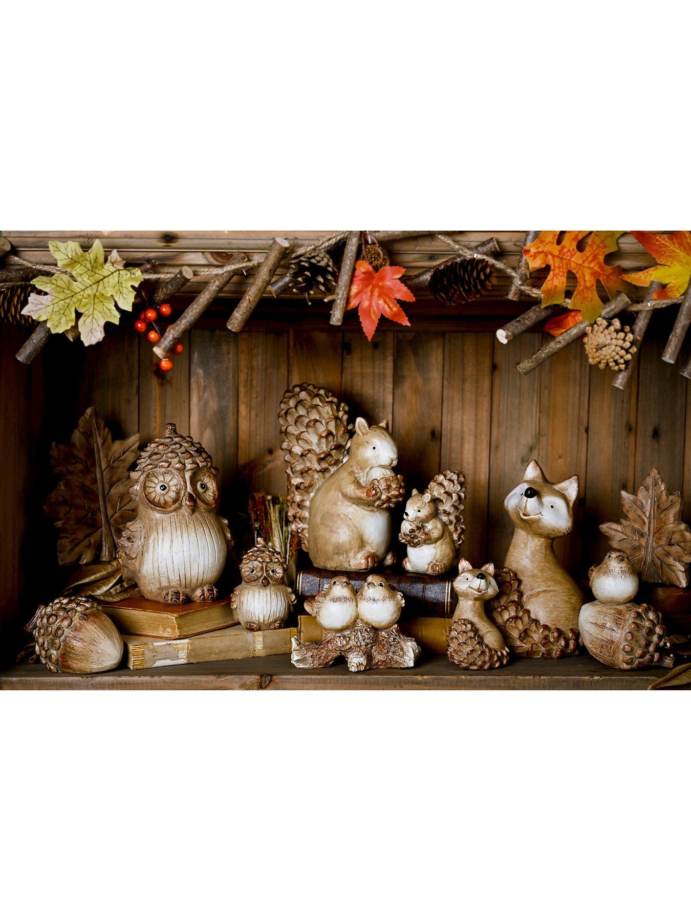 Image 6 of 6 of Country Living Wood Effect Resin Fox - Large