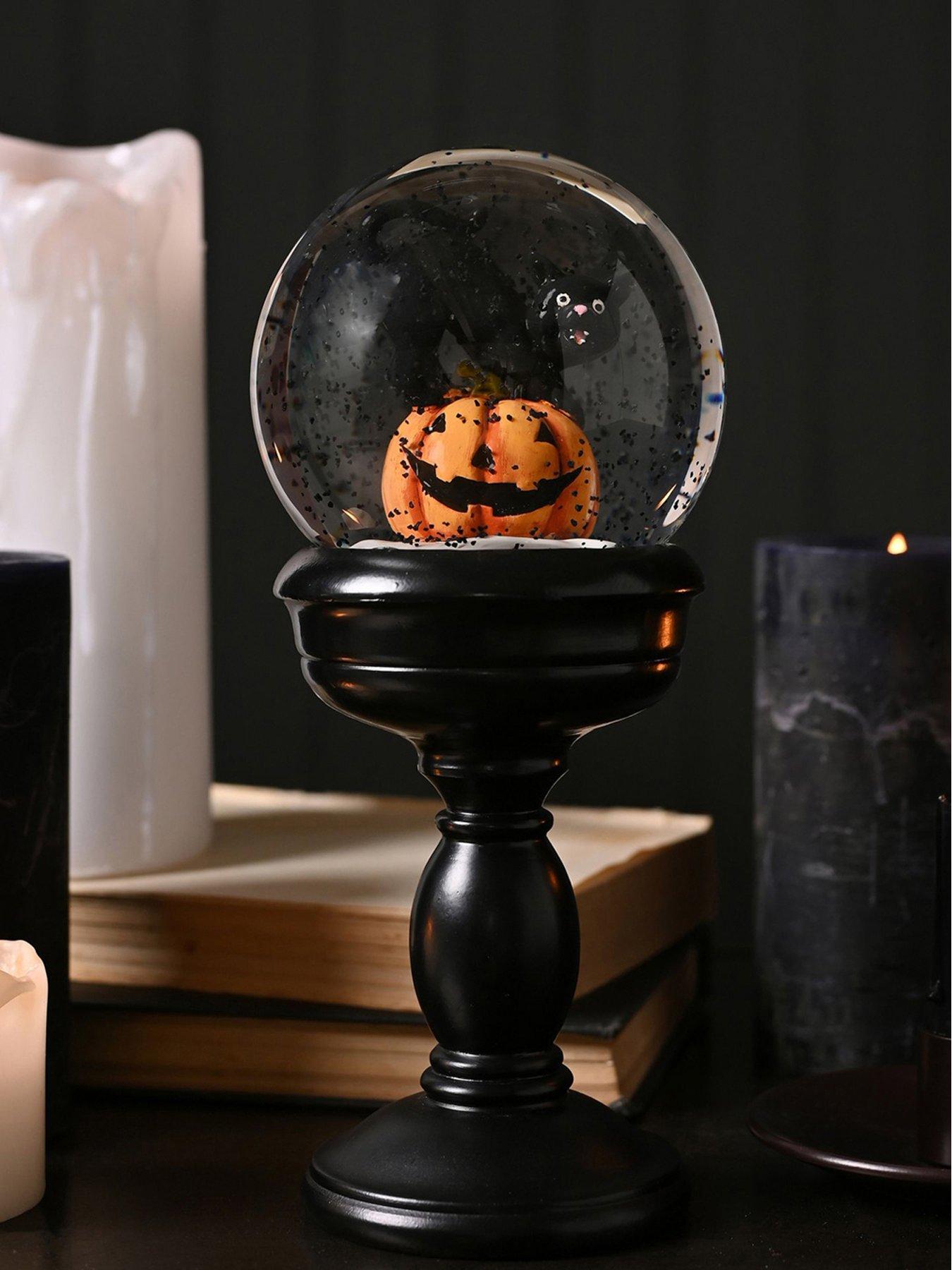  image of the-seasonal-gift-co-pumpkin-snow-globe