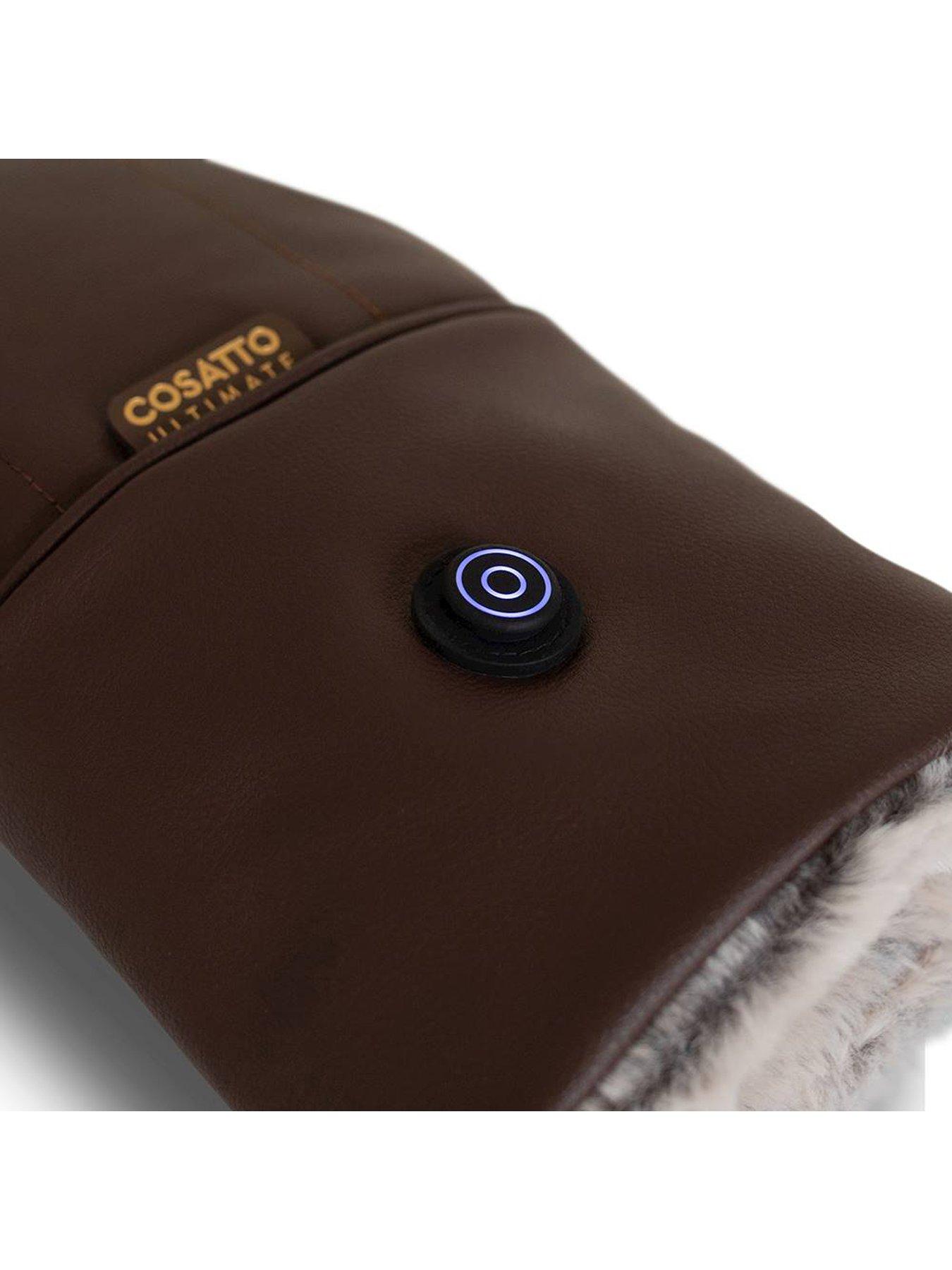  image of cosatto-ultimate-heated-snuggle-mitts-single-brown