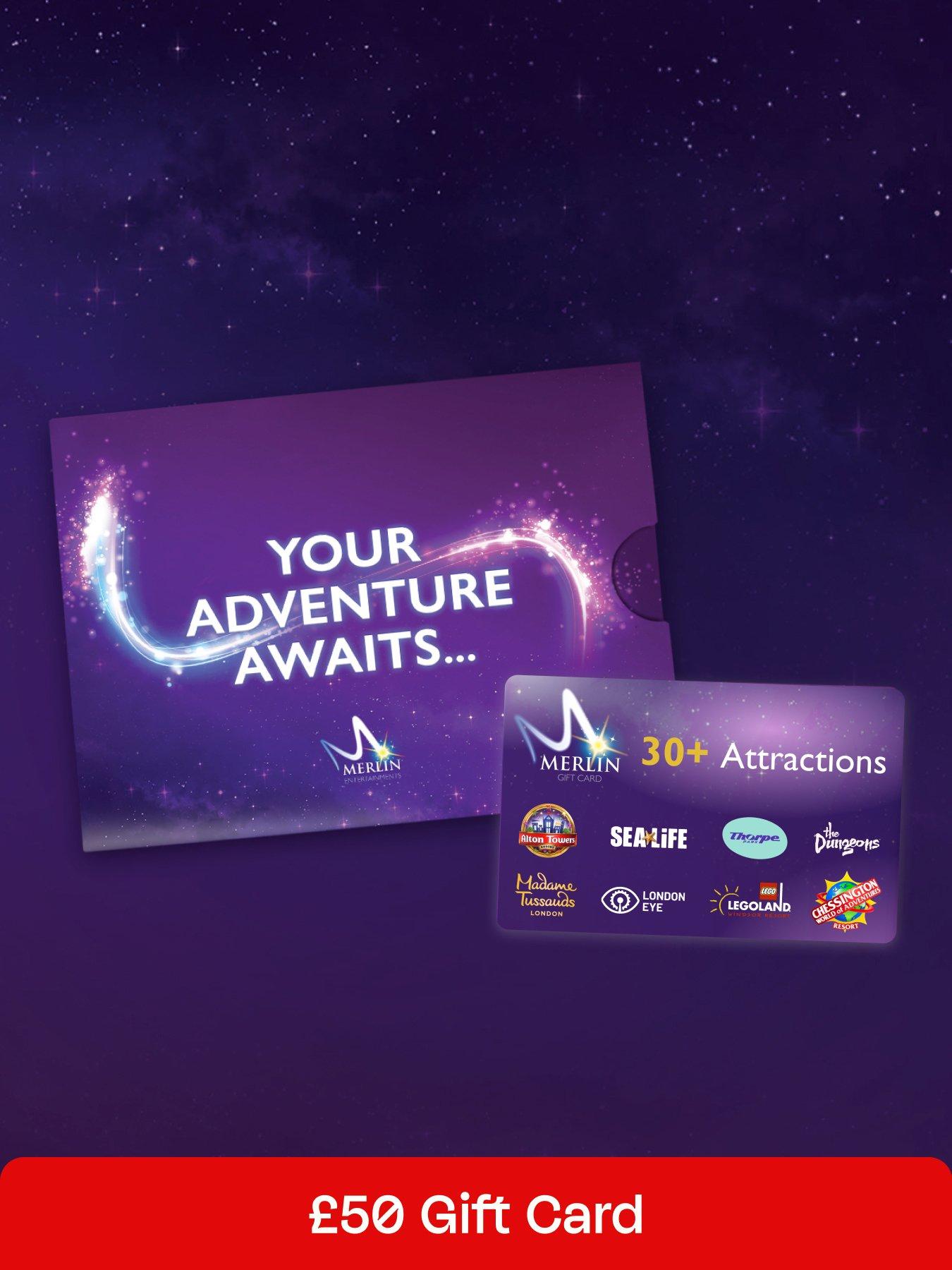Virgin Experience Days £50 Merlin Attractions Gift Card