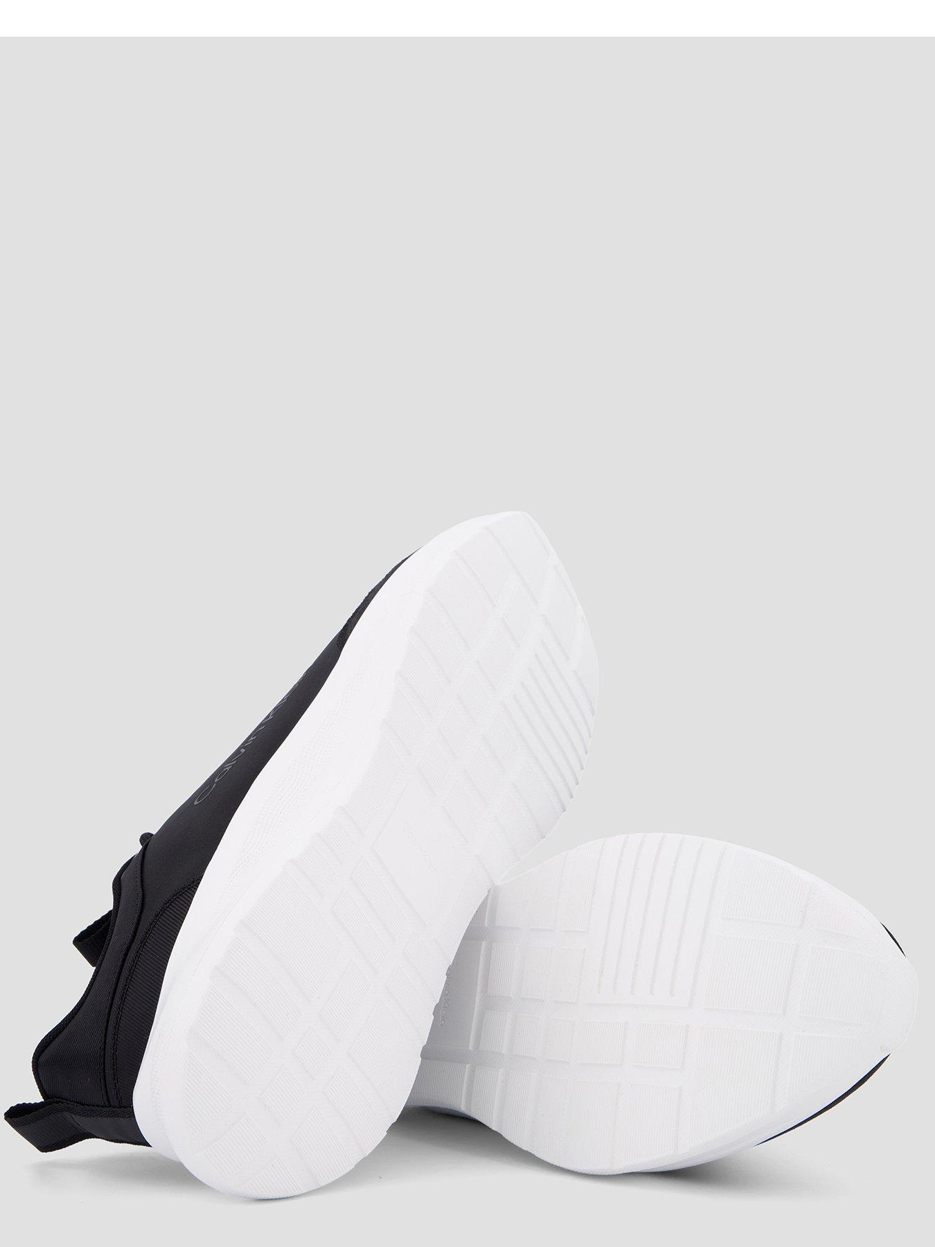 Image 4 of 7 of Calvin Klein Light Eva Runner Trainer - Black/White