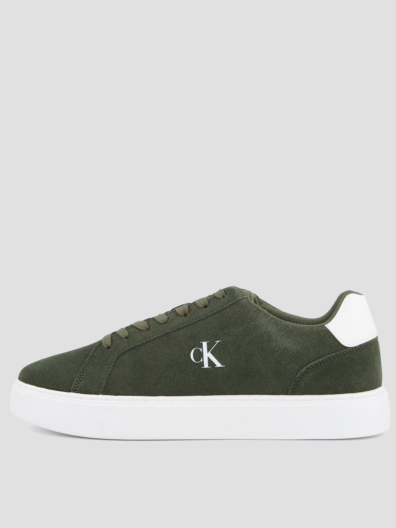 calvin-klein-classic-cupsole-laceup-trainer-dark-green