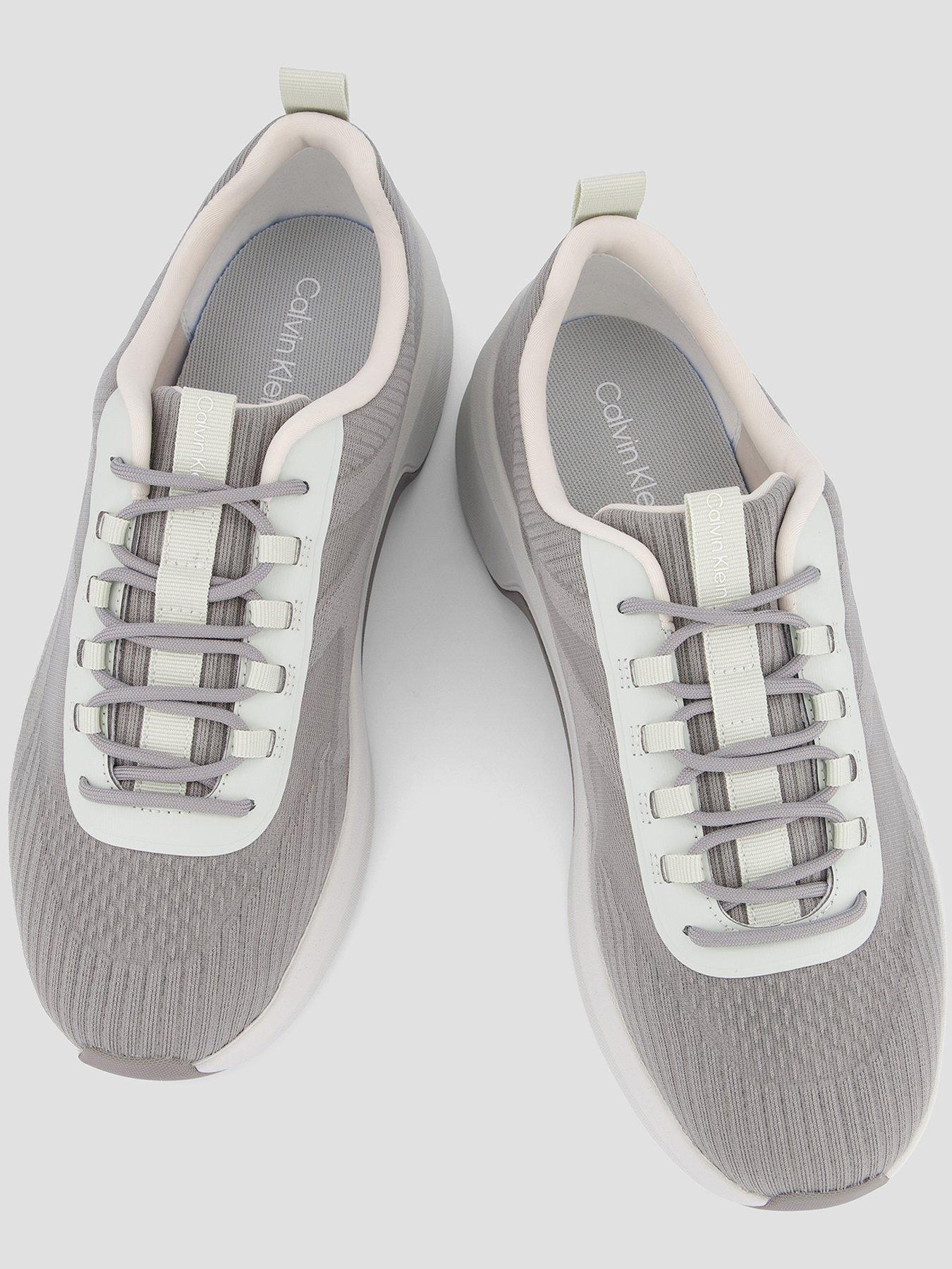 image of calvin-klein-chunky-run-lacesock-stripe-knitted-trainer-grey