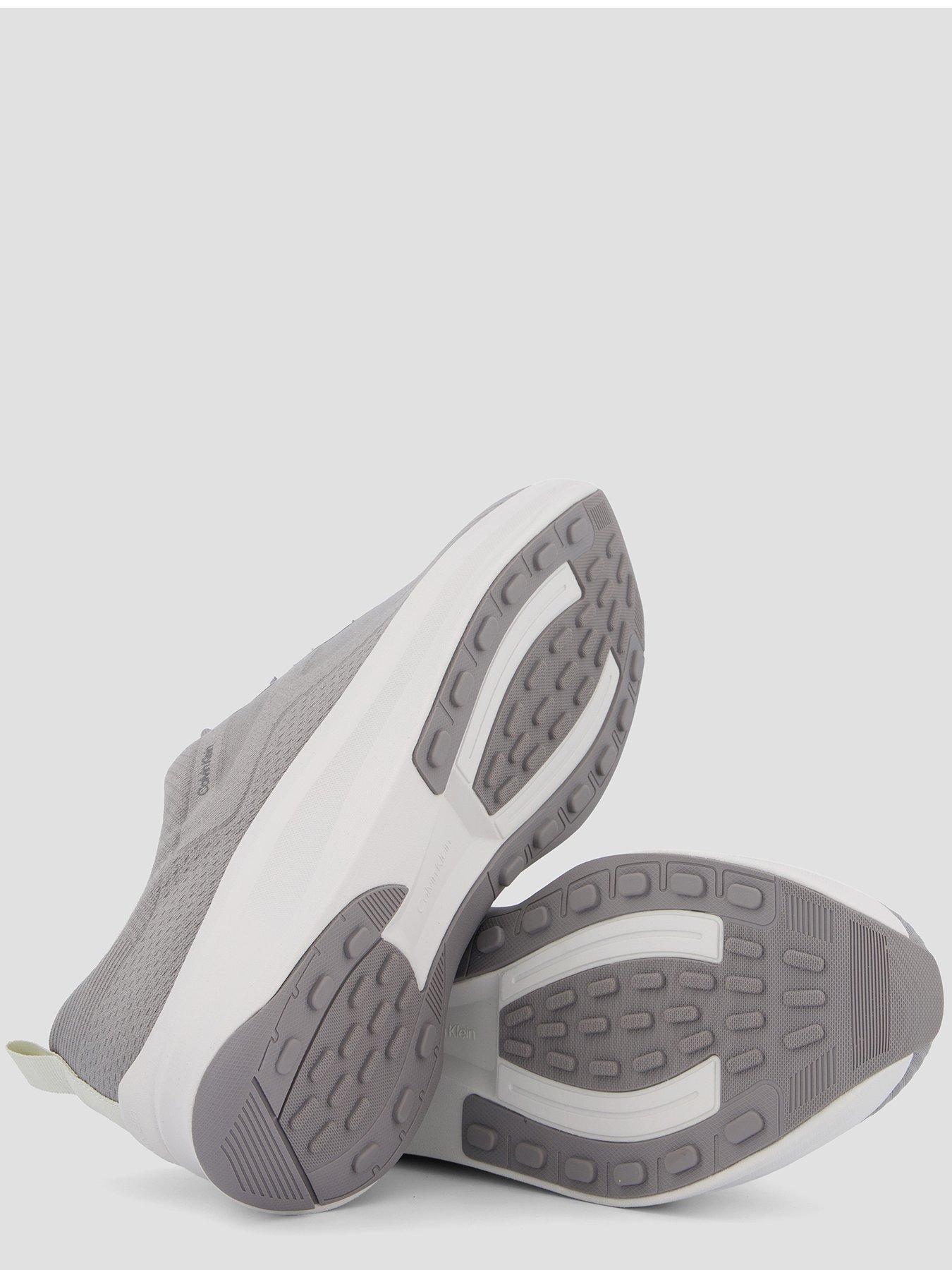  image of calvin-klein-chunky-run-lacesock-stripe-knitted-trainer-grey