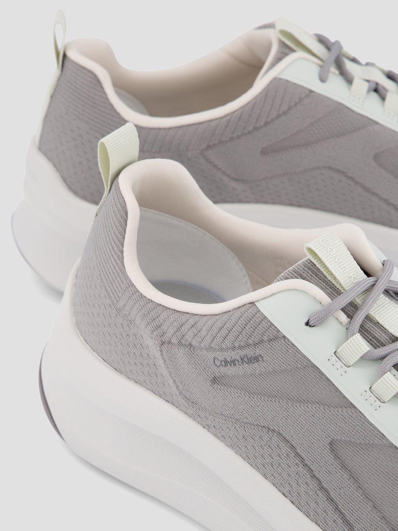  image of calvin-klein-chunky-run-lacesock-stripe-knitted-trainer-grey
