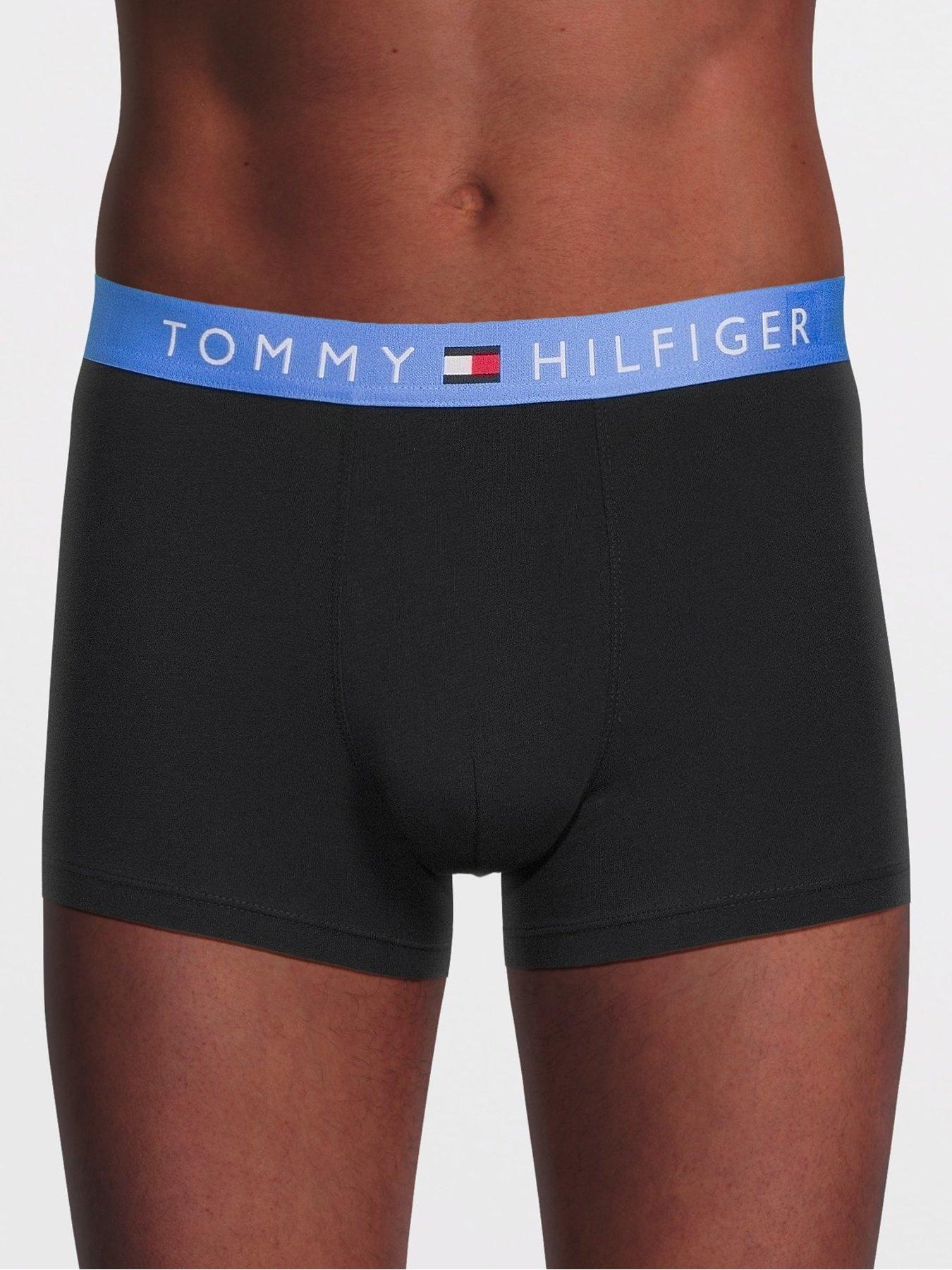 Image 2 of 3 of Tommy Hilfiger 3 Pack Everyday Essentials Trunks - Blue