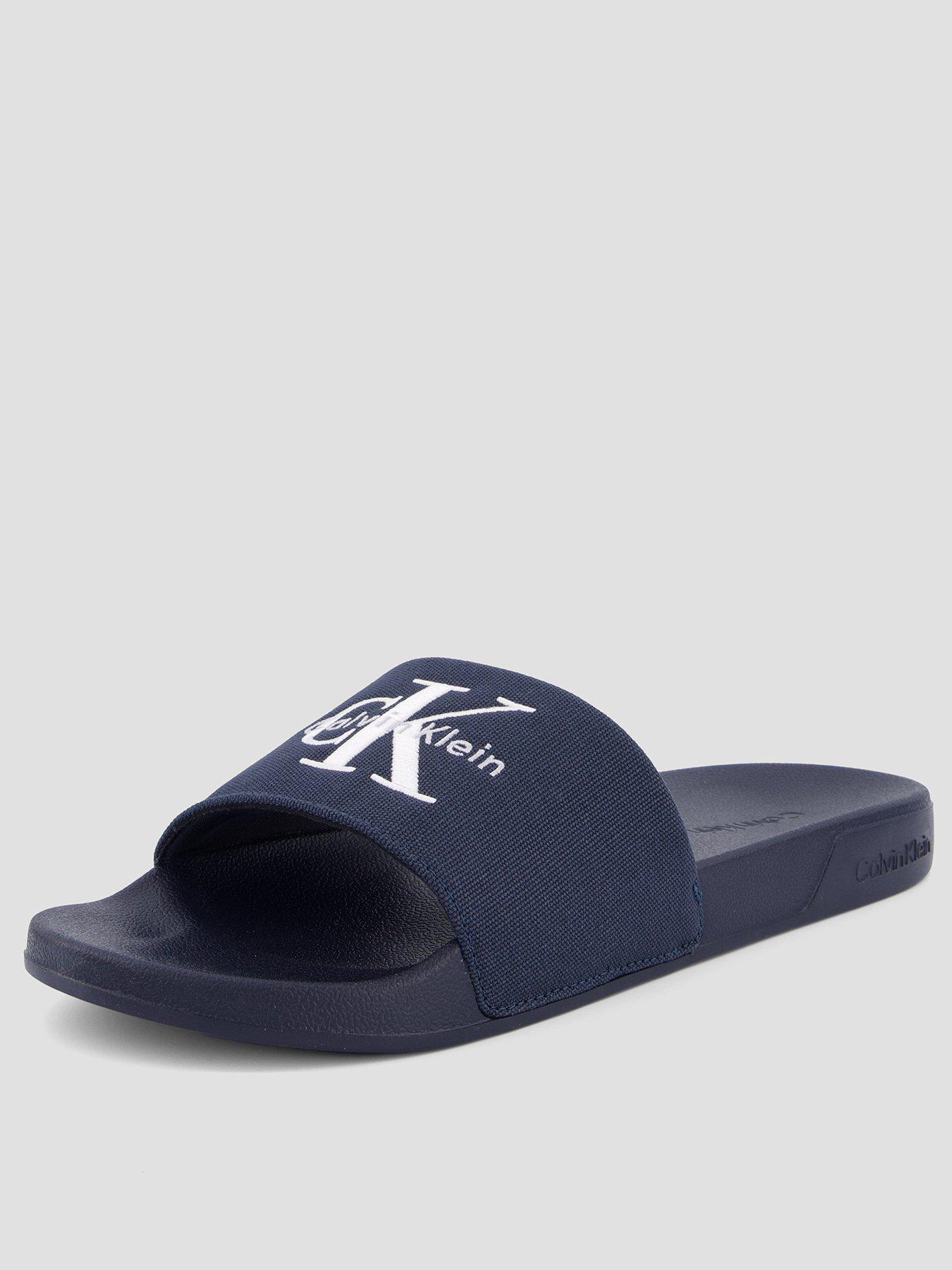 Calvin Klein Essential Signature Logo Slider - Navy