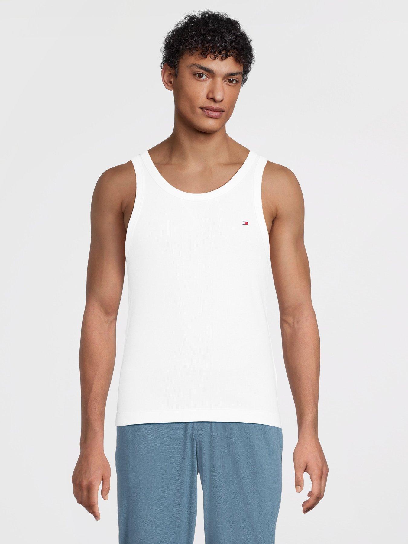 image of tommy-hilfiger-2-pack-rib-vests-white